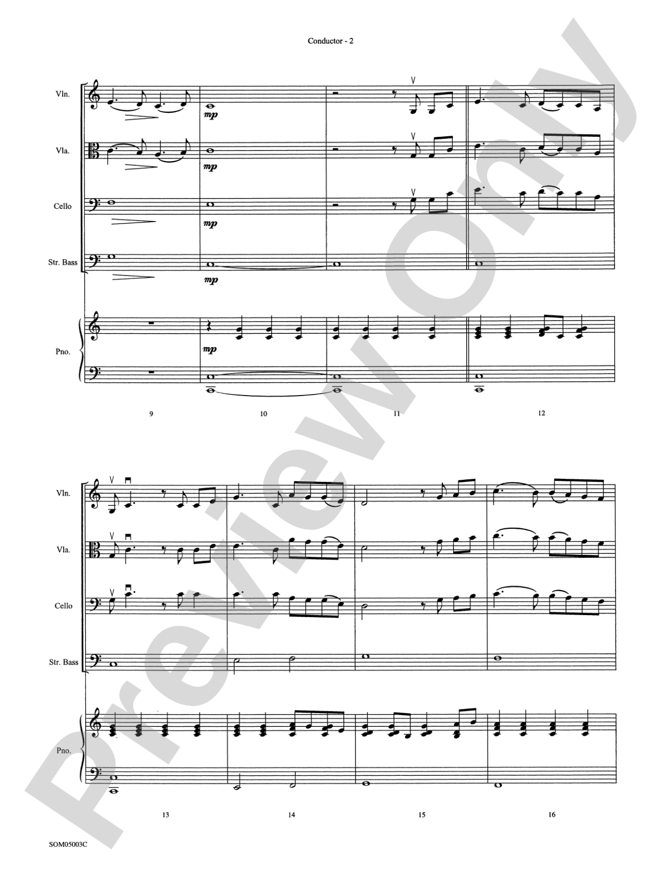 You Raise Me Up (as recorded by Josh Groban): String Orchestra Conductor Score & Parts