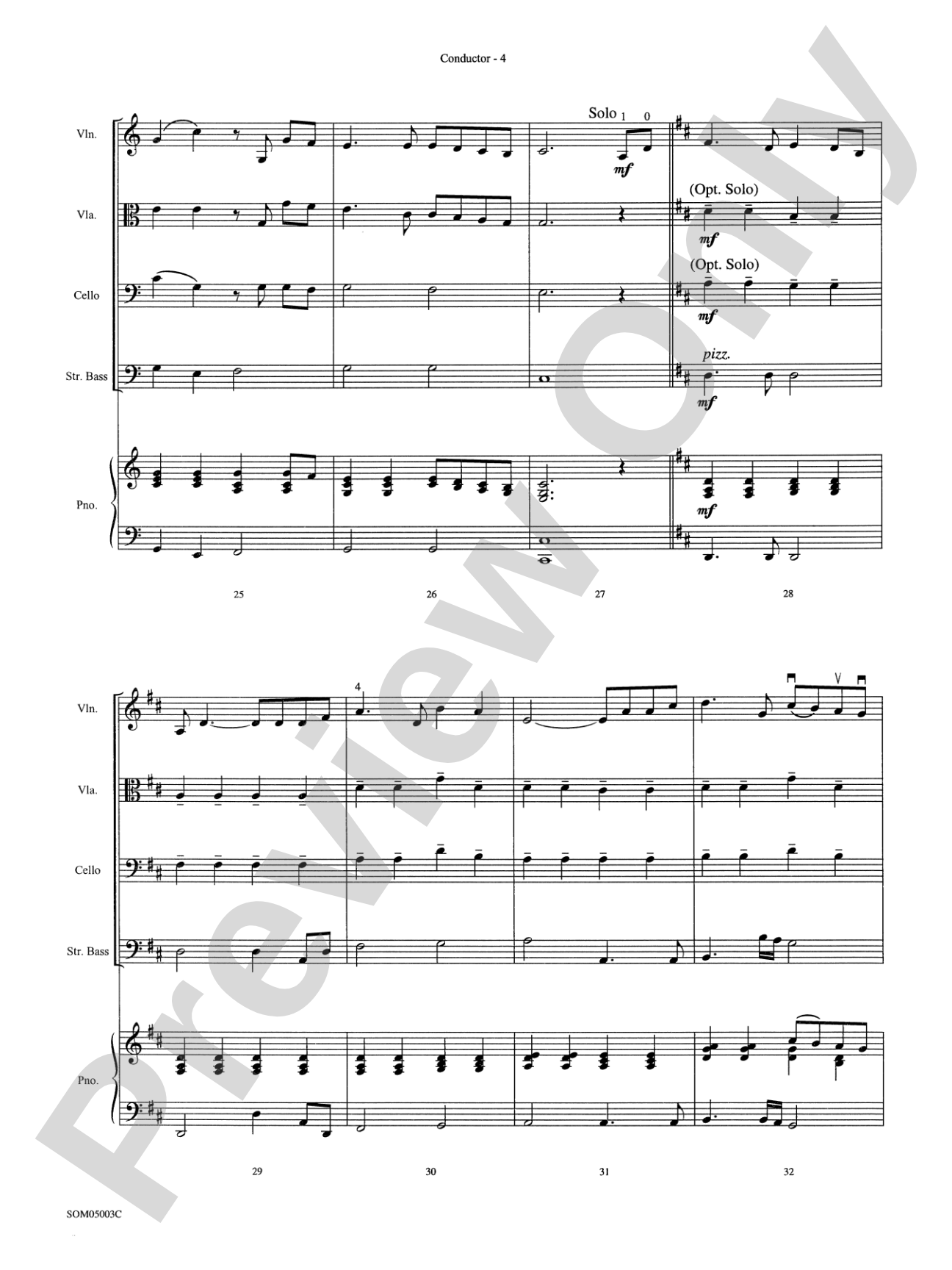 You Raise Me Up (as recorded by Josh Groban): String Orchestra Conductor Score & Parts