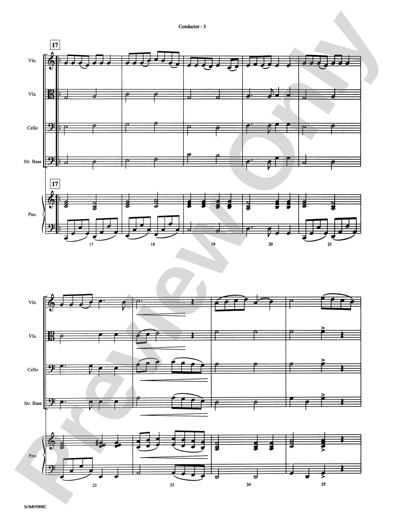 Believe (from The Polar Express): String Orchestra Conductor Score & Parts
