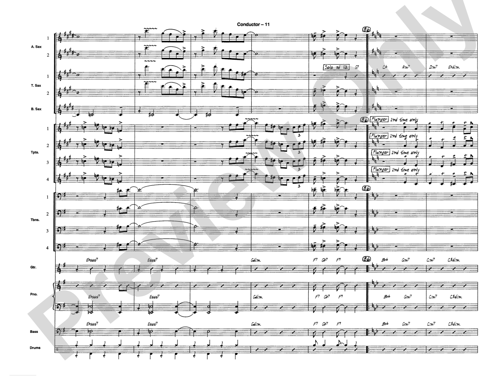 Sleigh Ride: Jazz Ensemble Conductor Score & Parts
