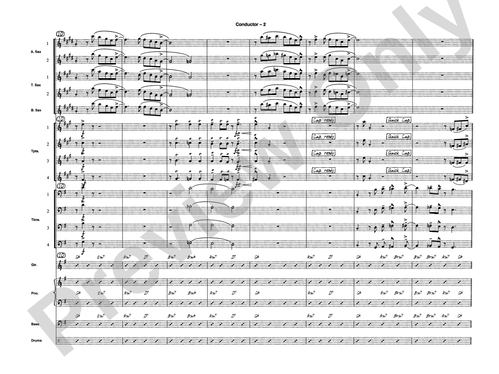 Sleigh Ride: Jazz Ensemble Conductor Score & Parts