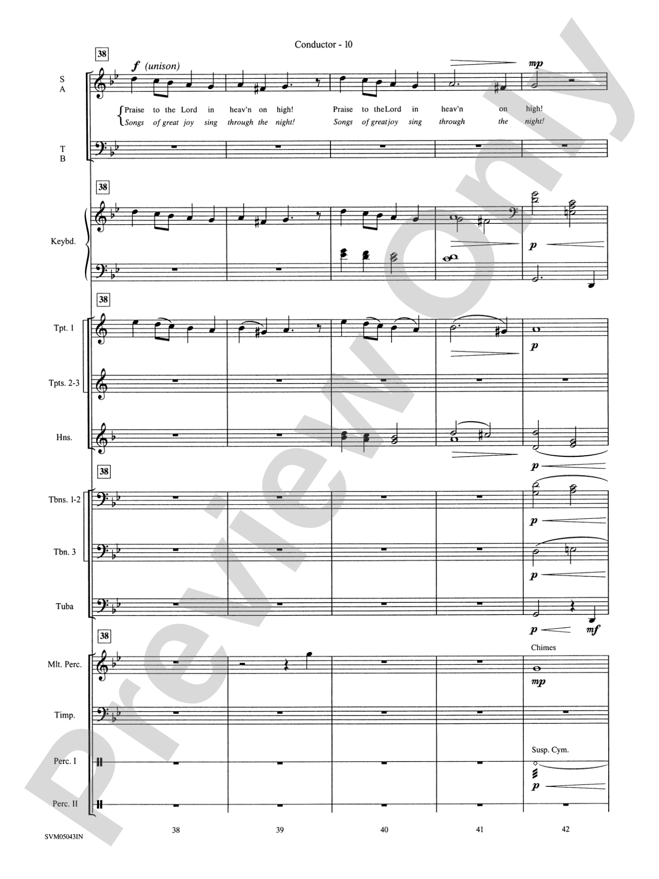 A Festival of Carols (A Medley): Choral Instrumental Parts