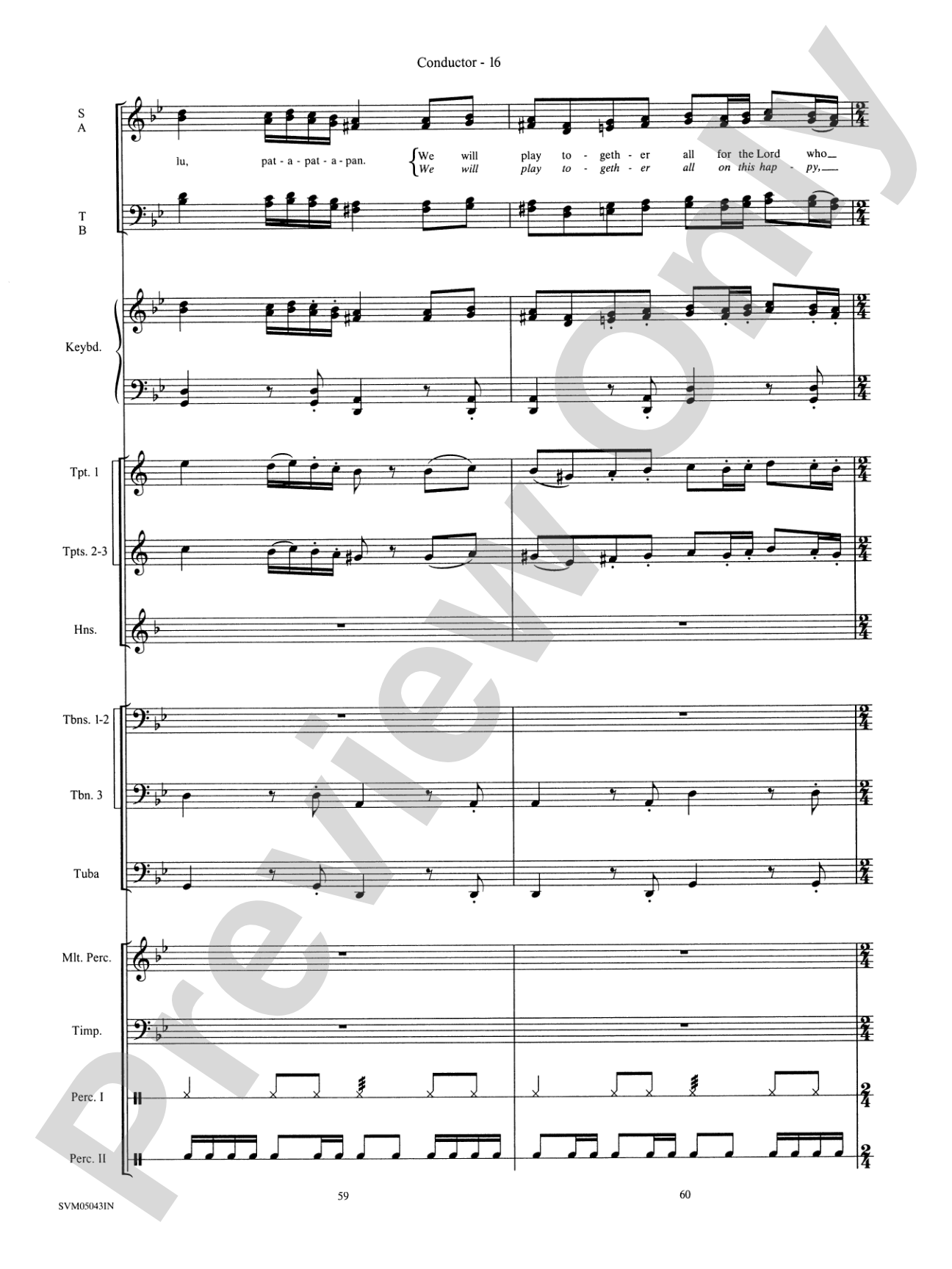 A Festival of Carols (A Medley): Choral Instrumental Parts
