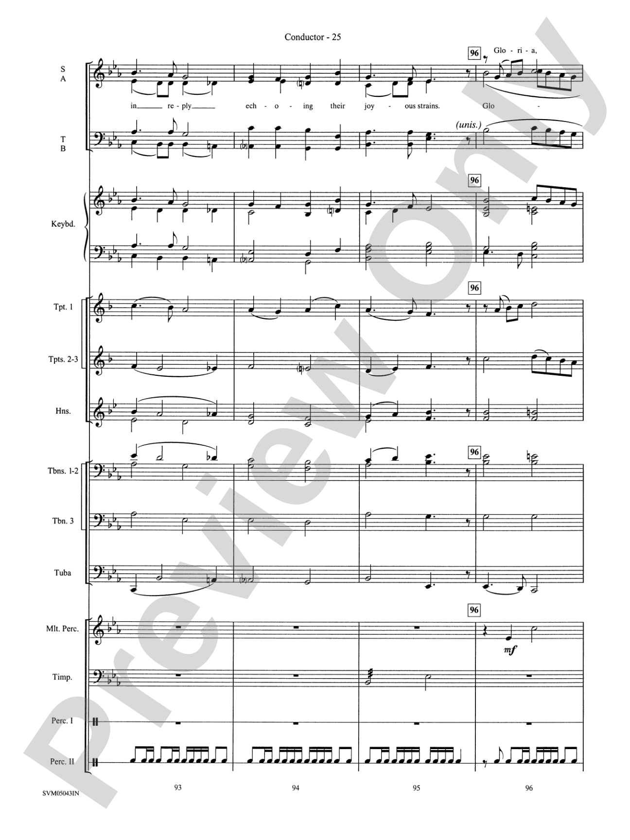 A Festival of Carols (A Medley): Choral Instrumental Parts