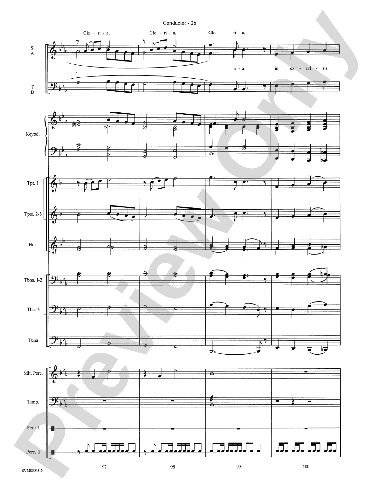 A Festival of Carols (A Medley): Choral Instrumental Parts