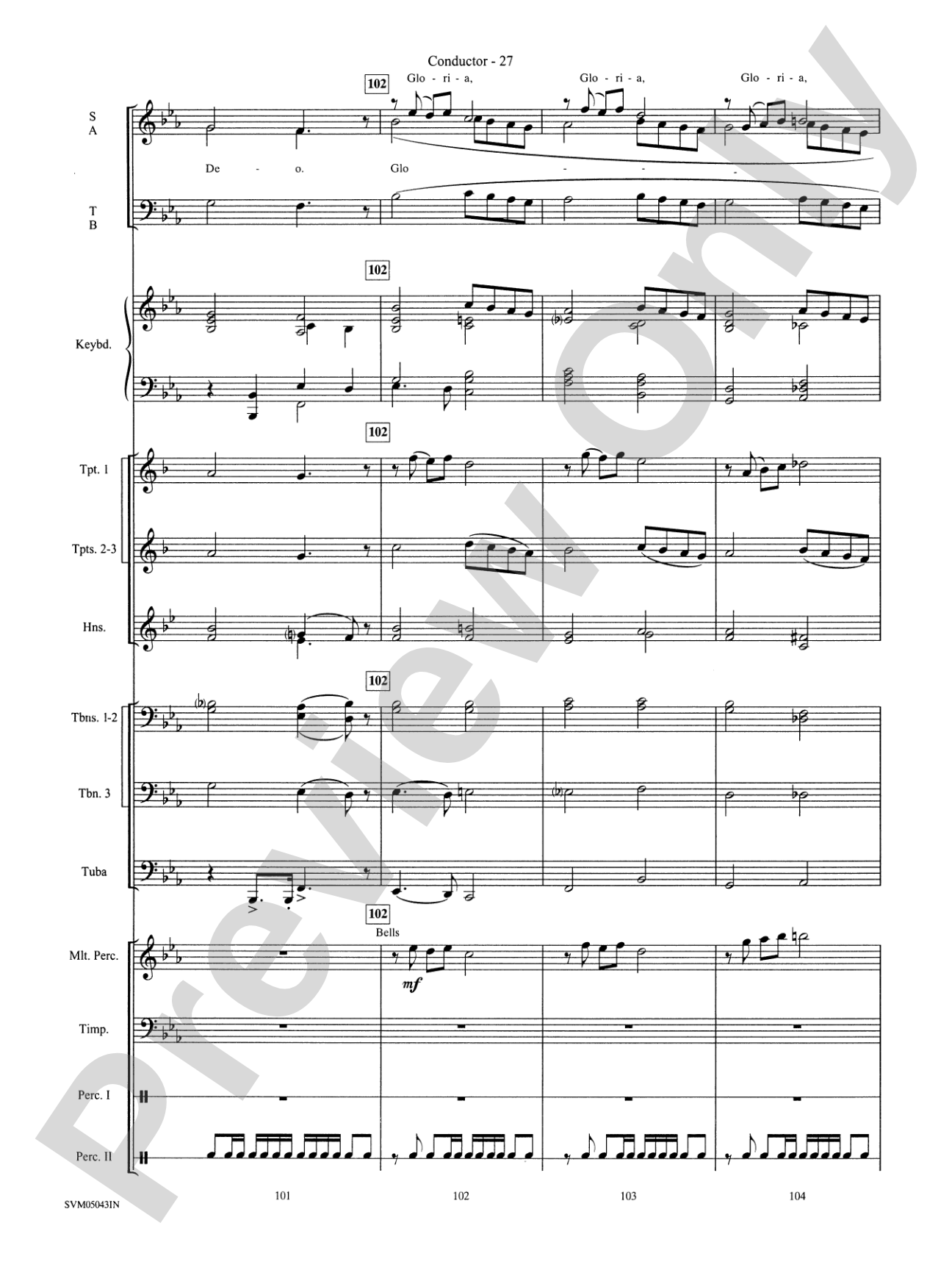 A Festival of Carols (A Medley): Choral Instrumental Parts