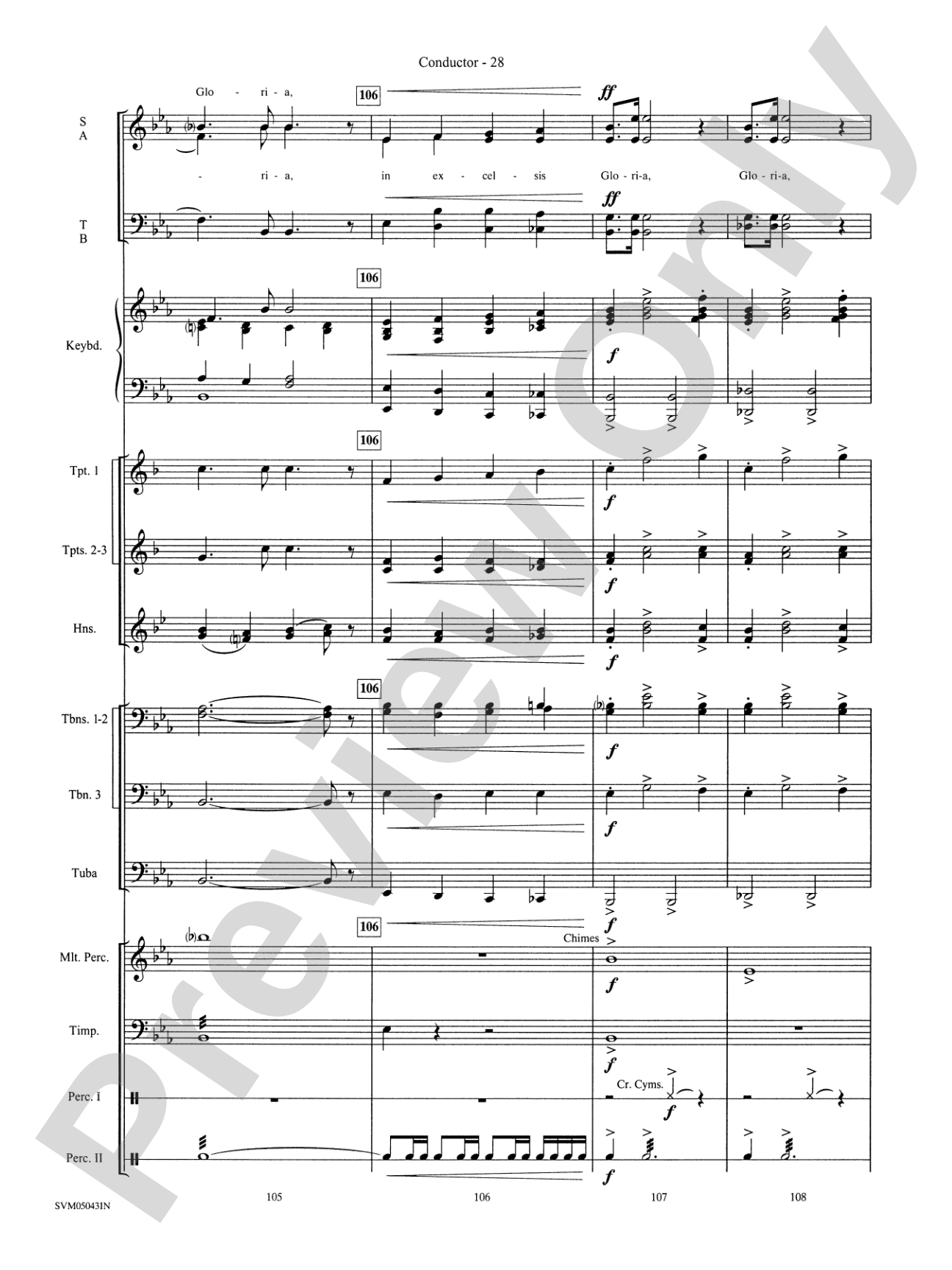 A Festival of Carols (A Medley): Choral Instrumental Parts