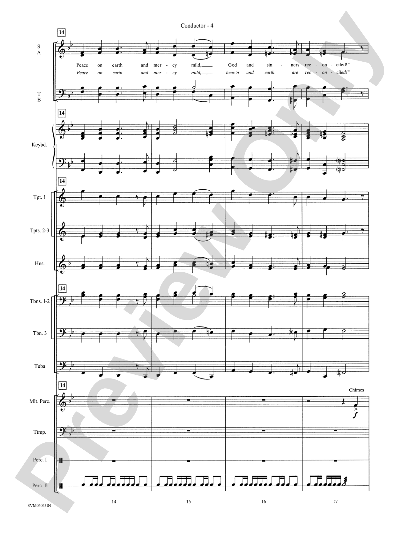 A Festival of Carols (A Medley): Choral Instrumental Parts