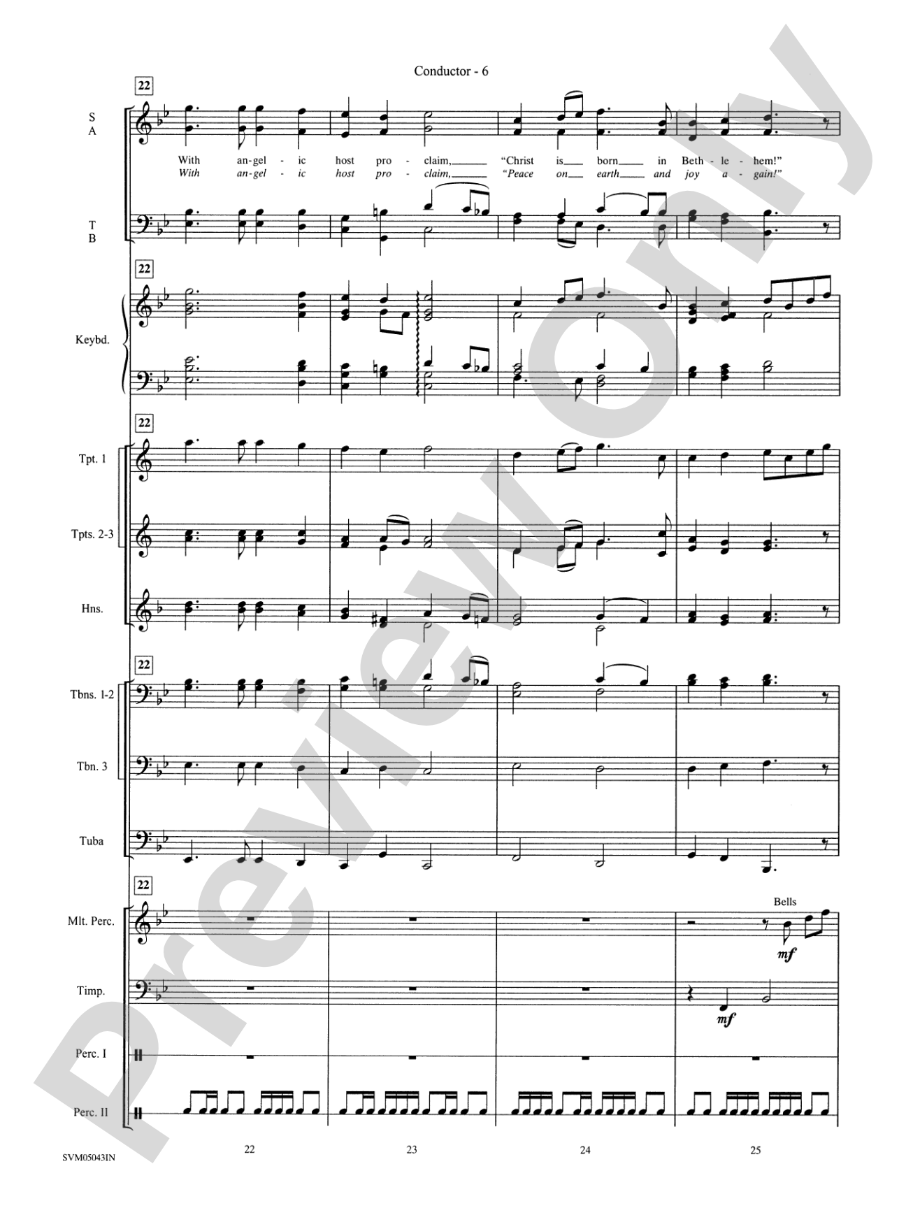 A Festival of Carols (A Medley): Choral Instrumental Parts