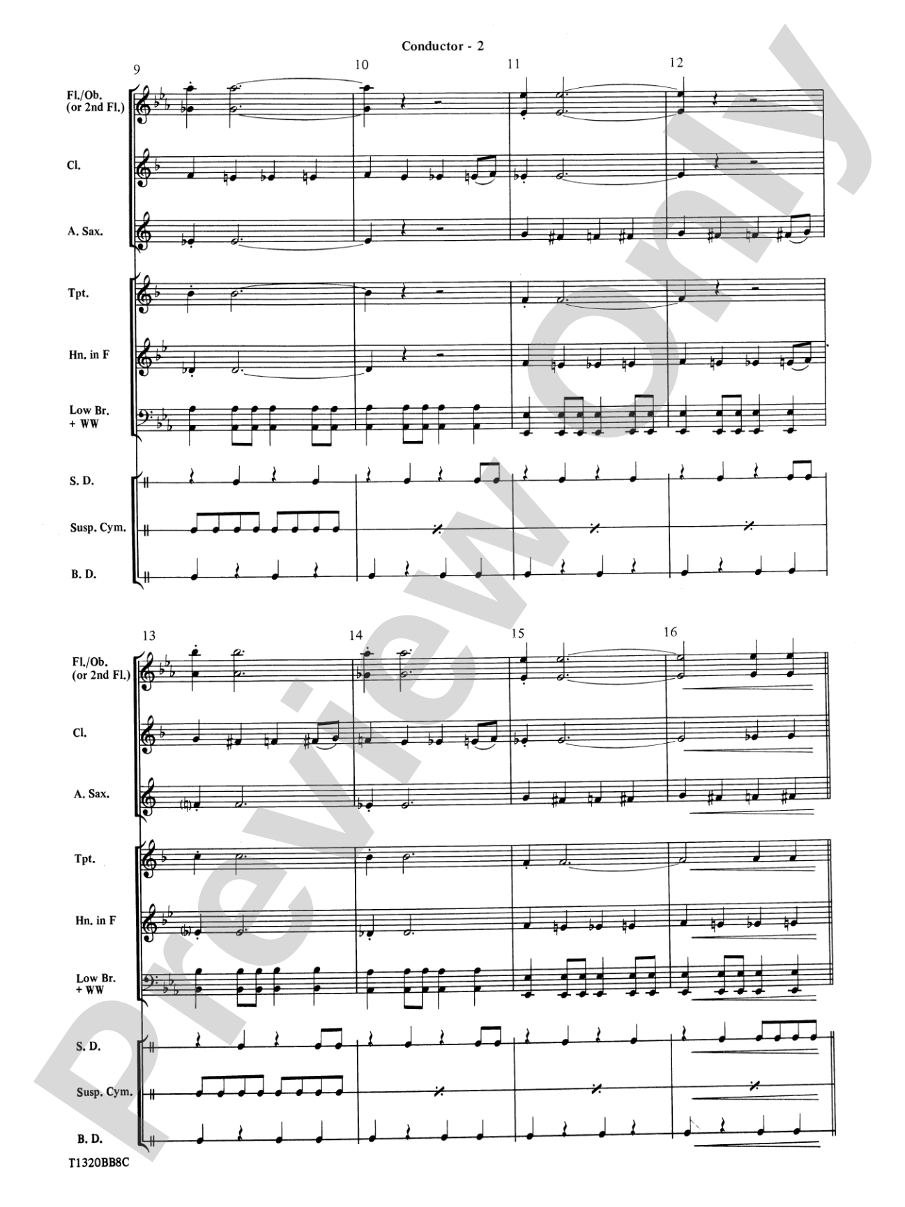 Batman Theme (from the Original TV Series): Concert Band Conductor Score & Parts