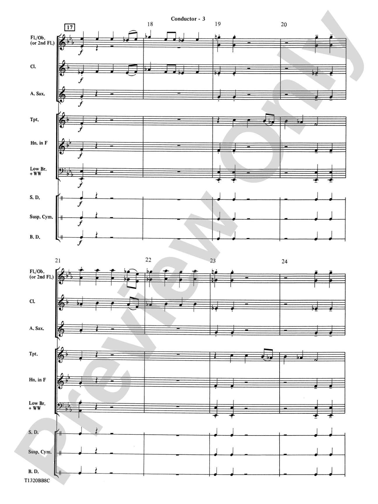 Batman Theme (from the Original TV Series): Concert Band Conductor Score & Parts