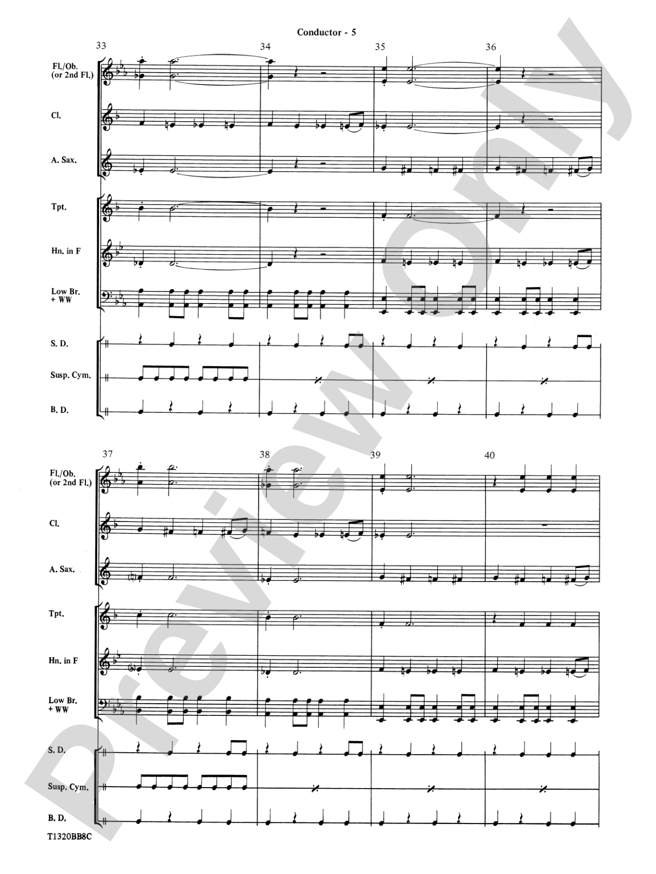 Batman Theme (from the Original TV Series): Concert Band Conductor Score & Parts
