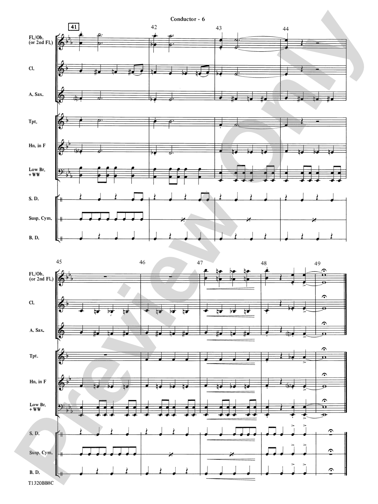 Batman Theme (from the Original TV Series): Concert Band Conductor Score & Parts