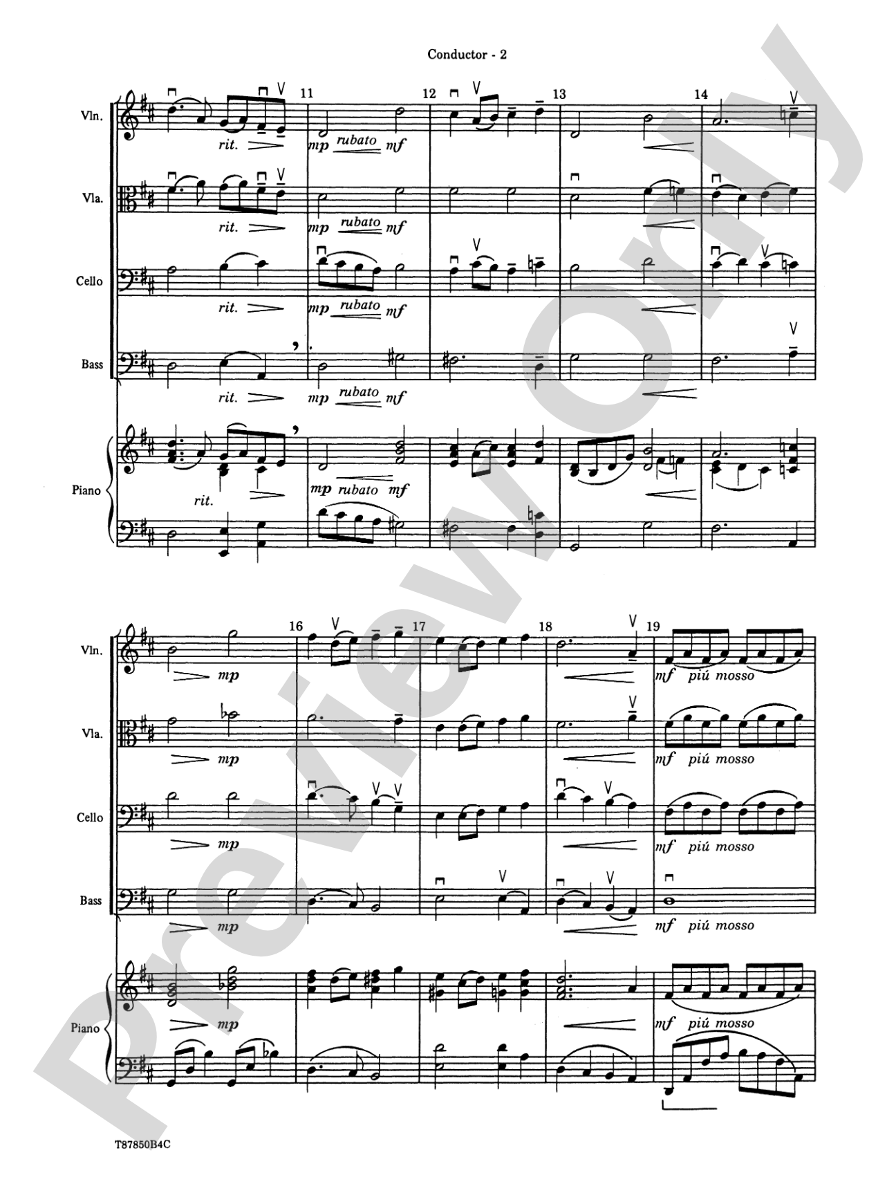 Over the Rainbow: Score