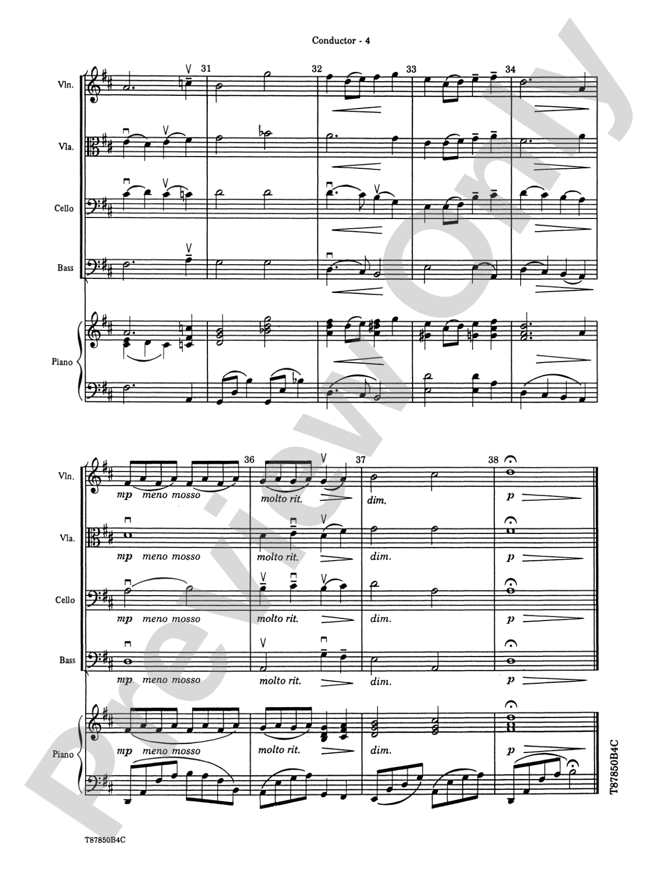 Over the Rainbow: Score