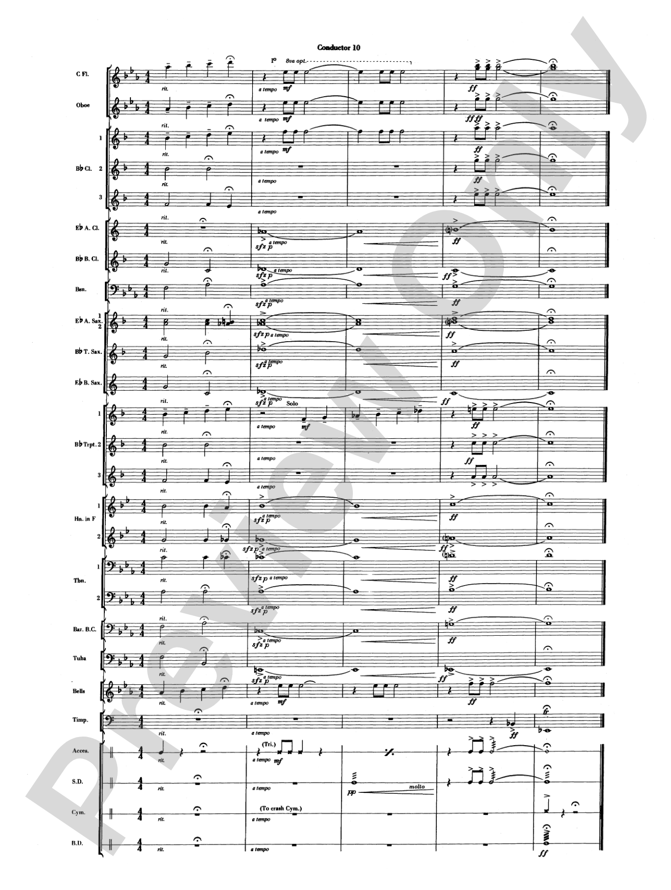 Over the Rainbow: Score