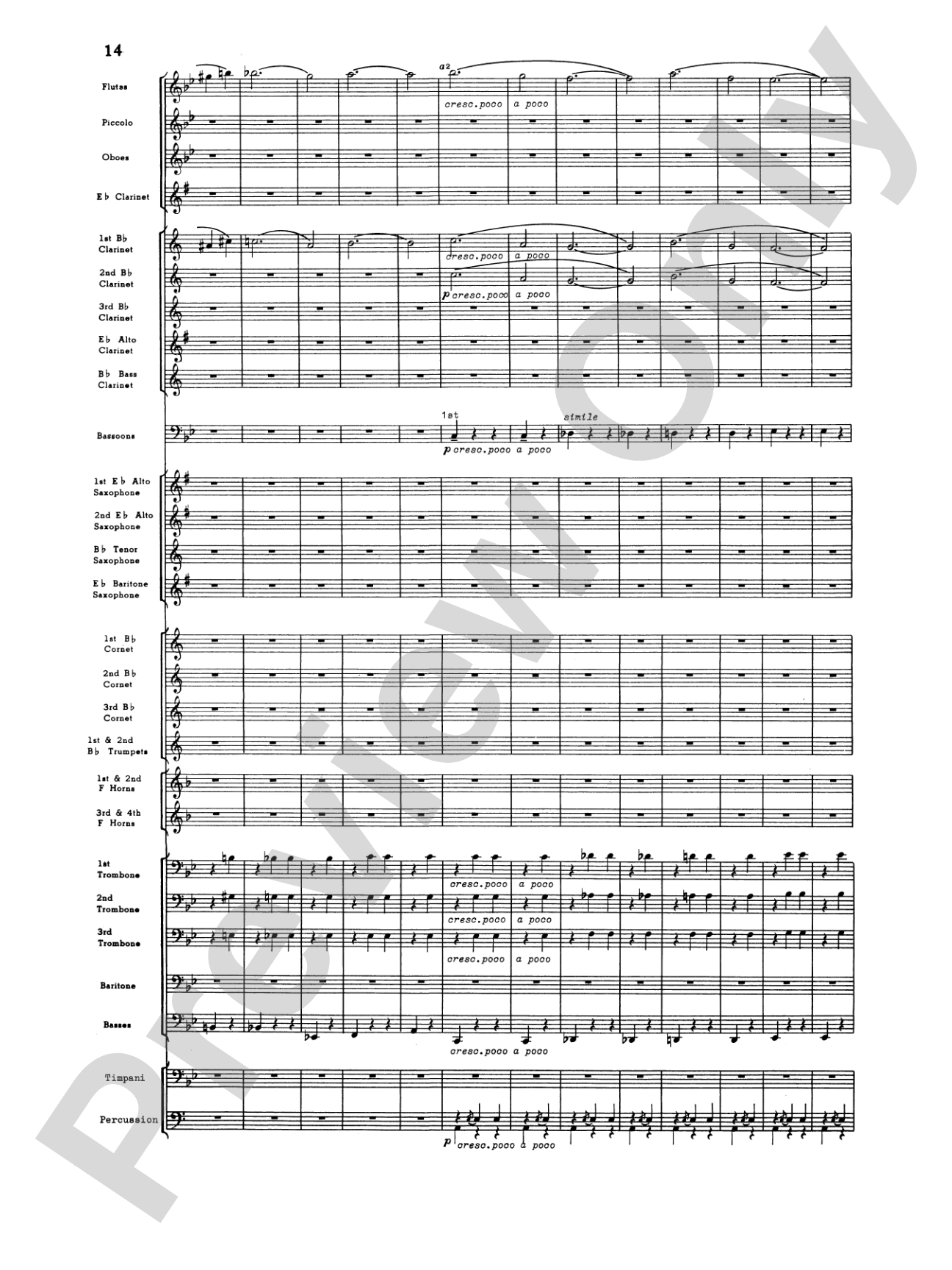 Third Suite (I. March, II. Waltz, III. Rondo): Concert Band Conductor Score & Parts