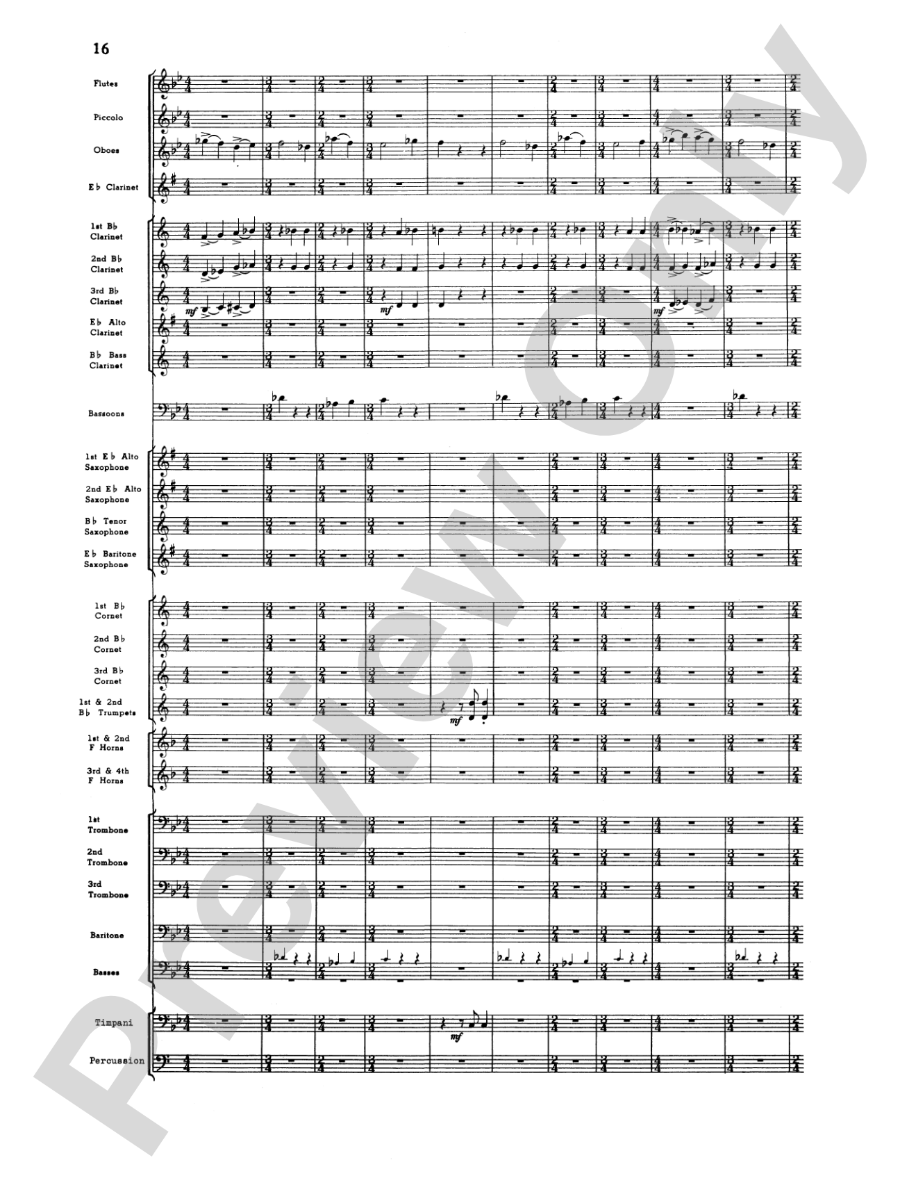 Third Suite (I. March, II. Waltz, III. Rondo): Concert Band Conductor Score & Parts