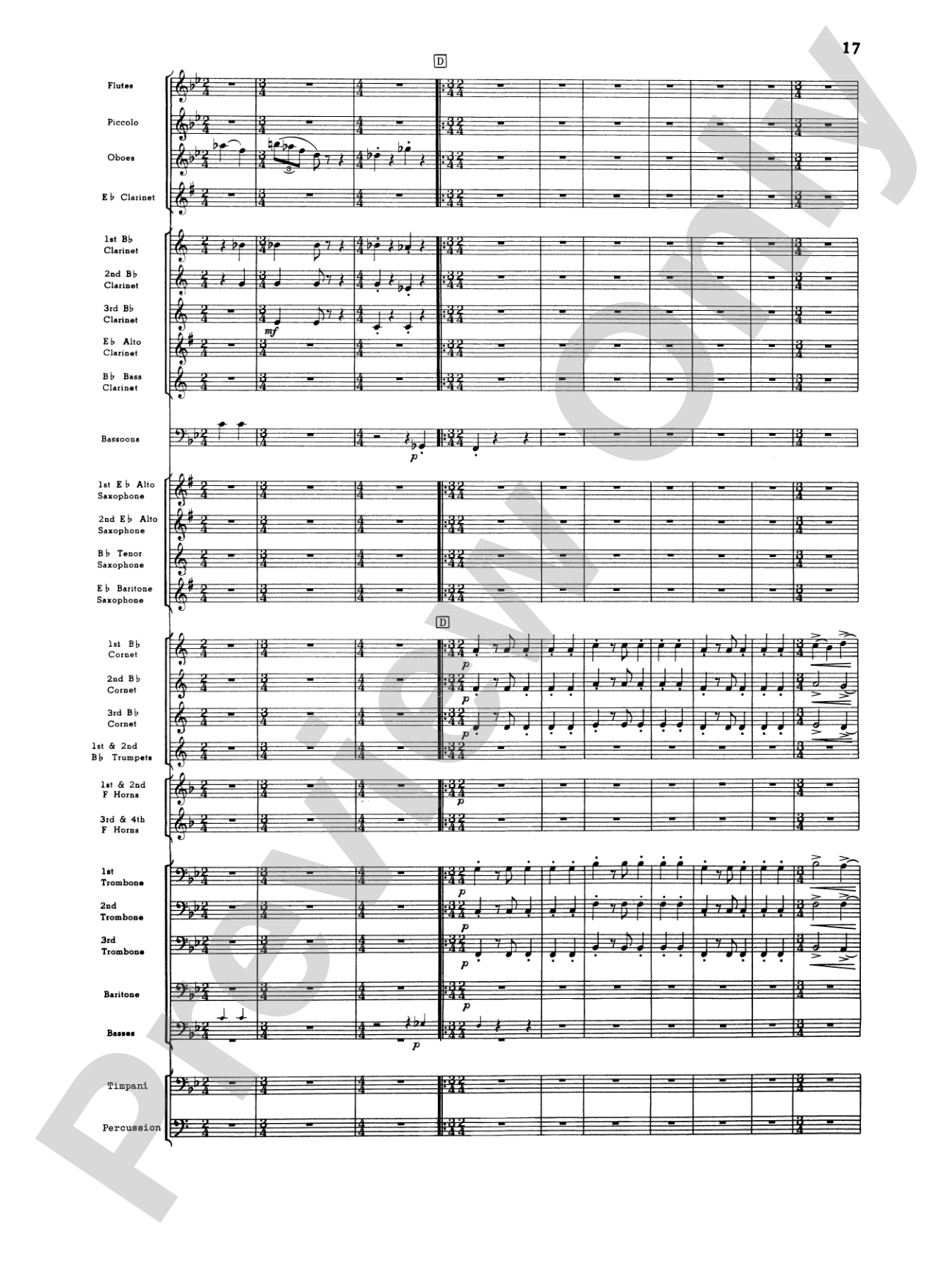 Third Suite (I. March, II. Waltz, III. Rondo): Concert Band Conductor Score & Parts