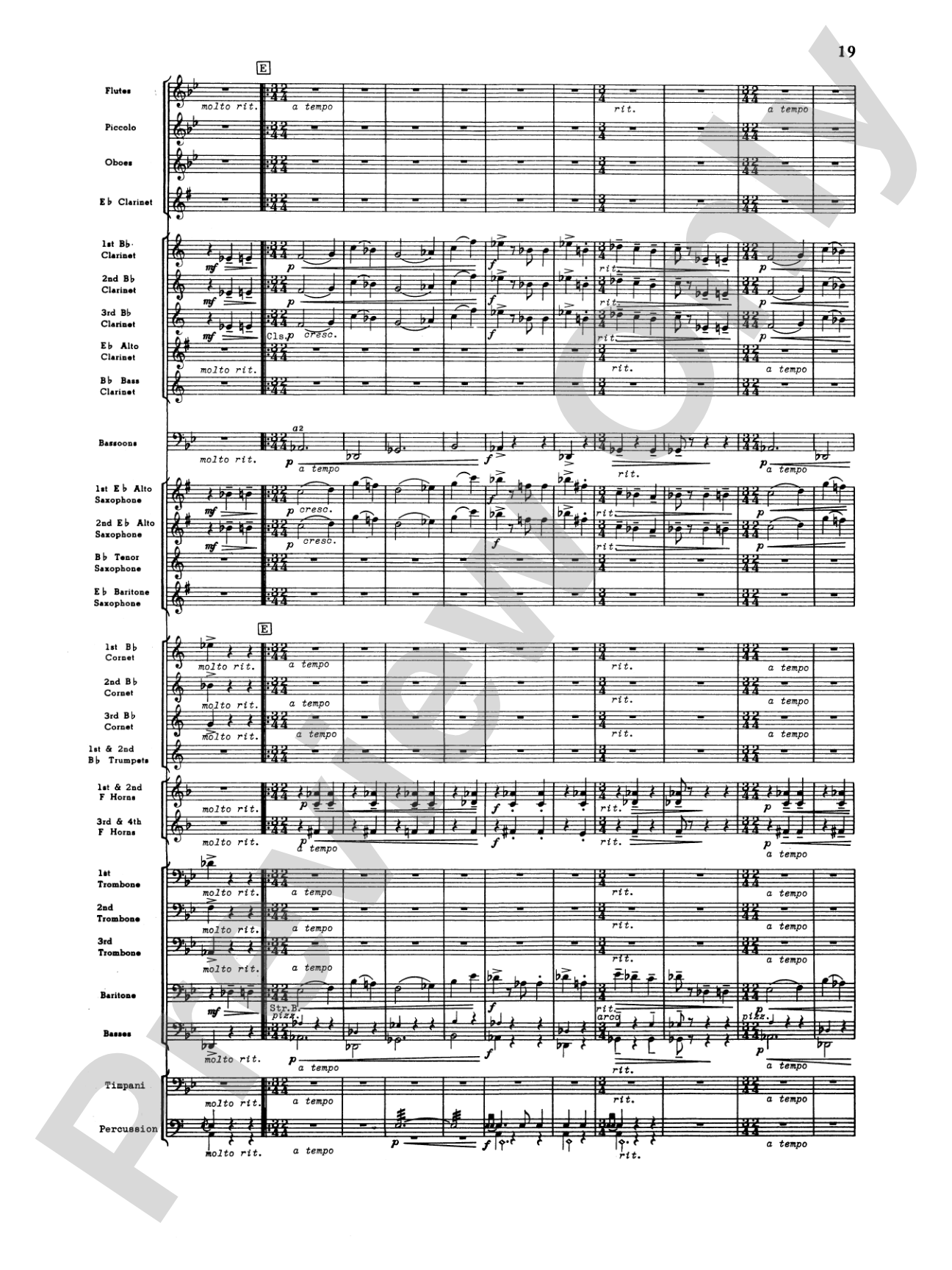 Third Suite (I. March, II. Waltz, III. Rondo): Concert Band Conductor Score & Parts