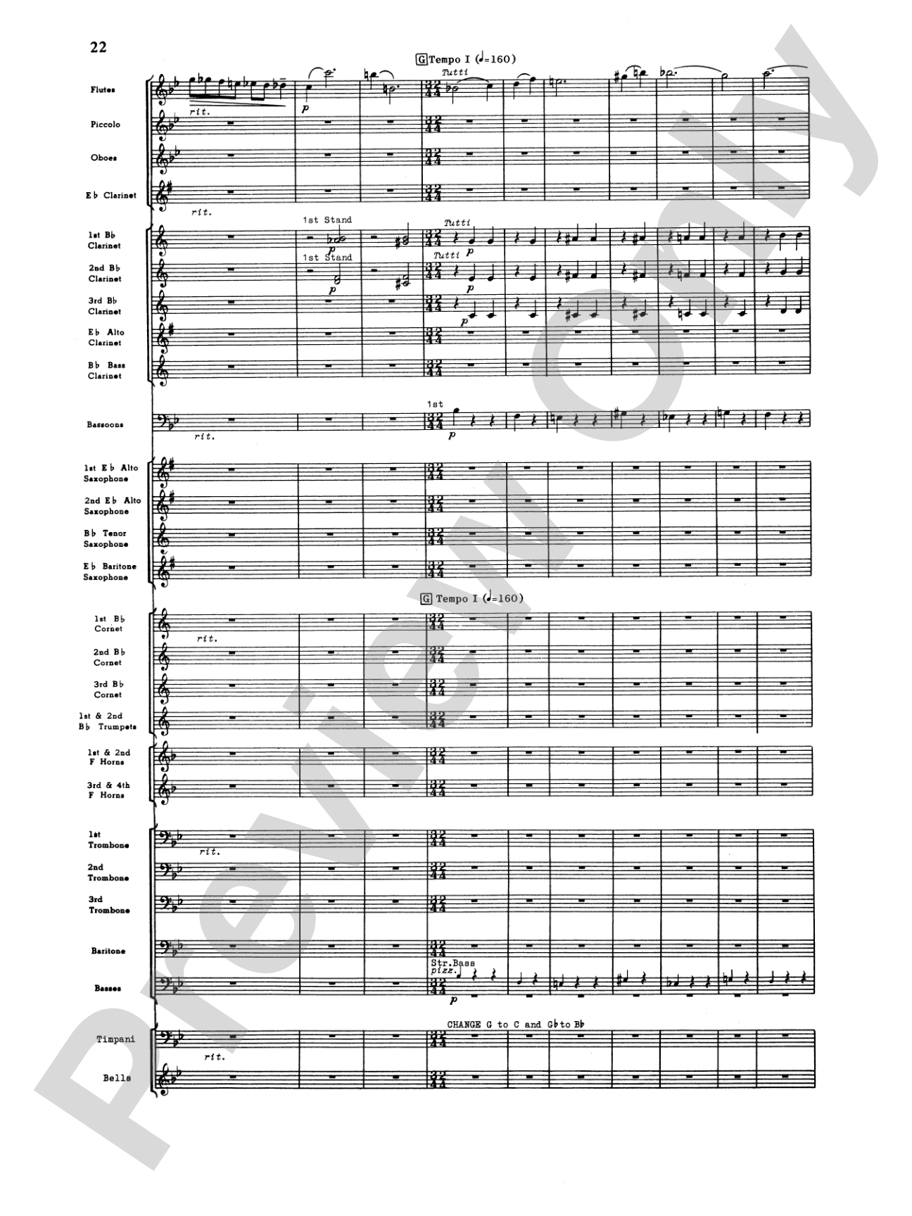 Third Suite (I. March, II. Waltz, III. Rondo): Concert Band Conductor Score & Parts
