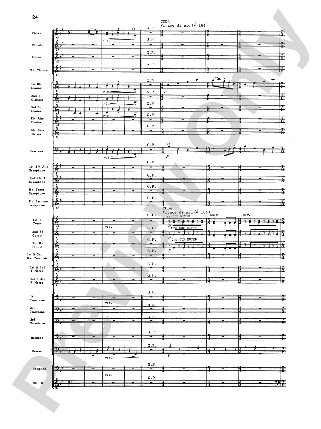Third Suite (I. March, II. Waltz, III. Rondo): Concert Band Conductor Score & Parts
