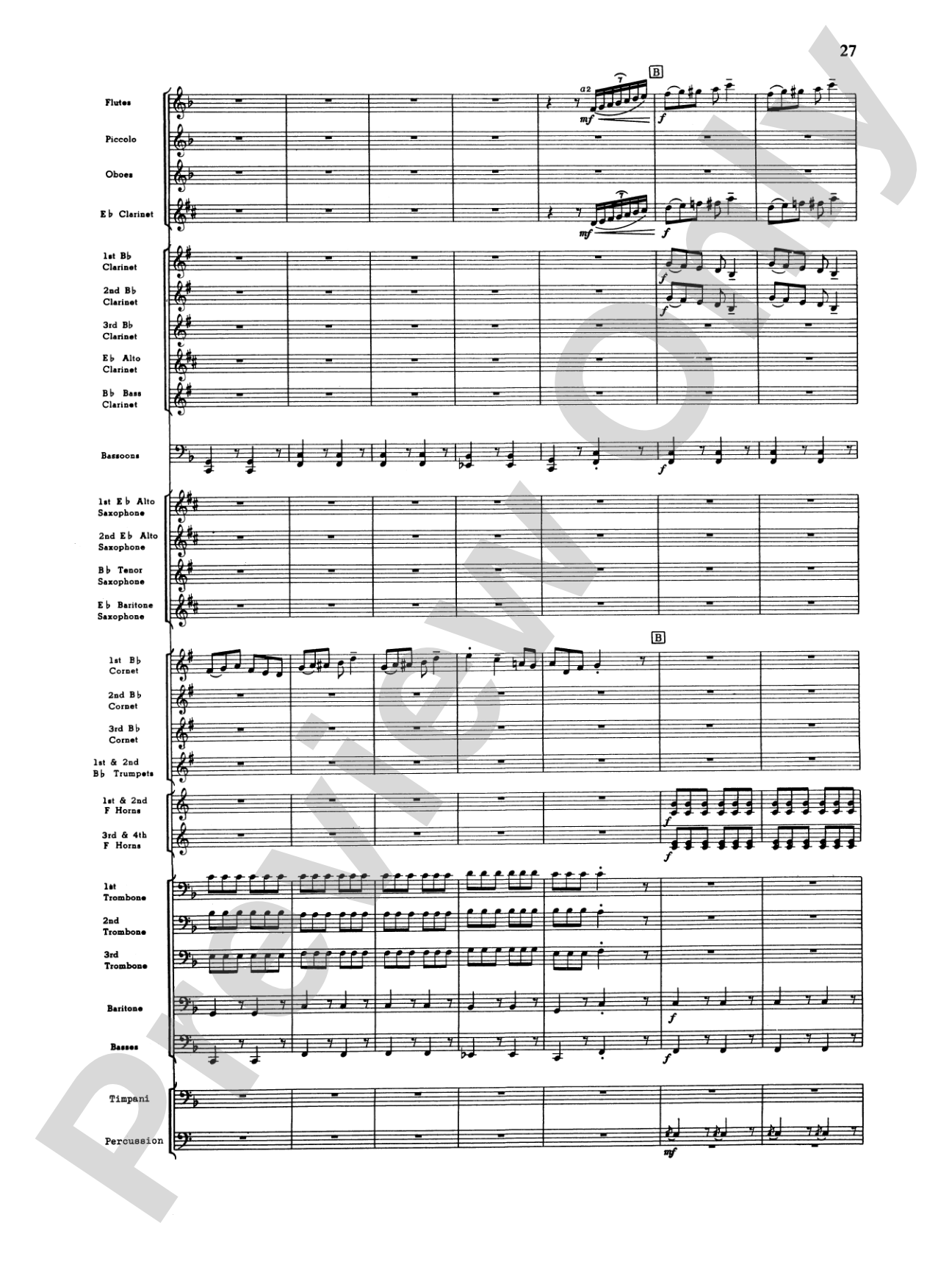 Third Suite (I. March, II. Waltz, III. Rondo): Concert Band Conductor Score & Parts