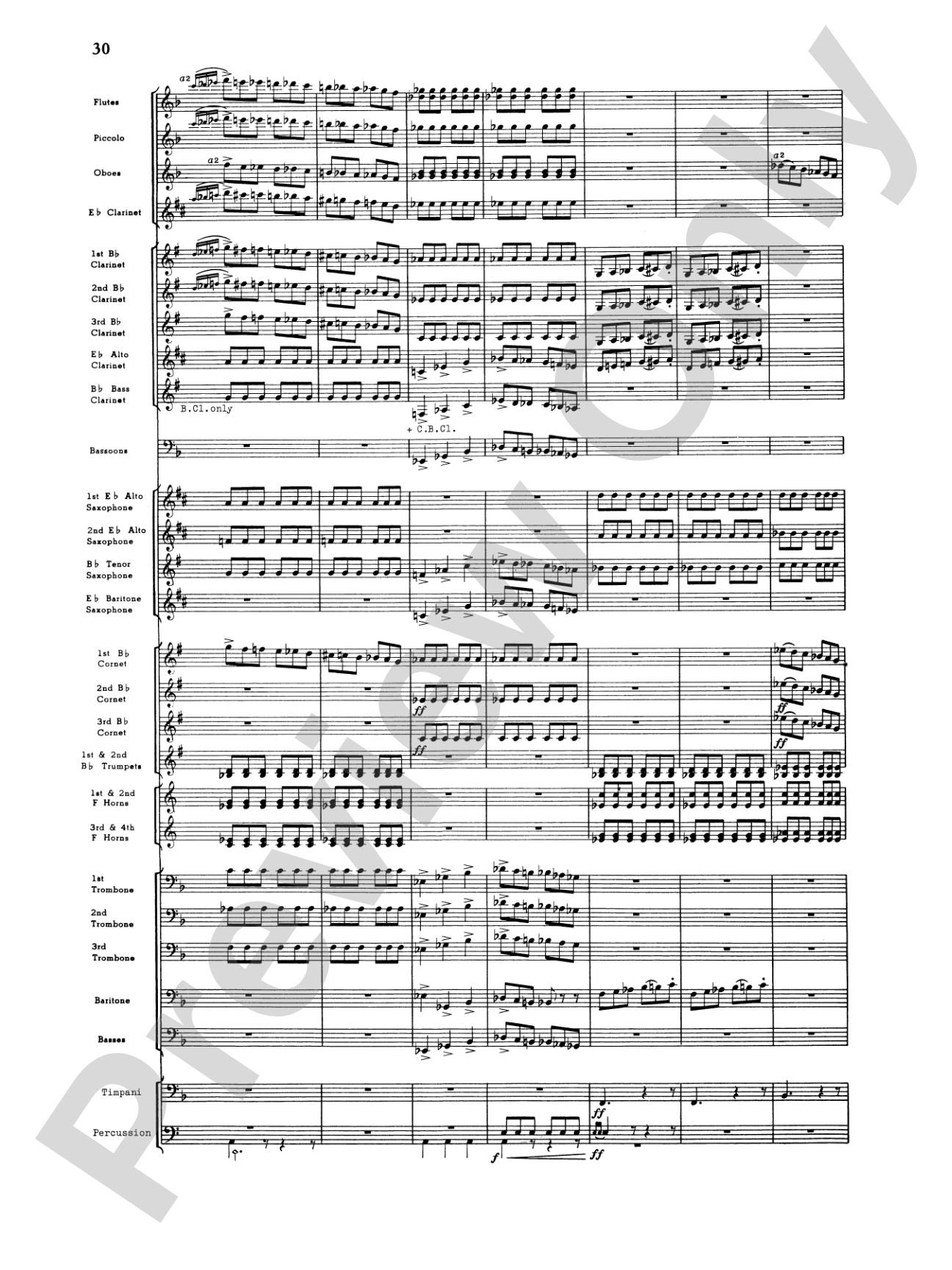 Third Suite (I. March, II. Waltz, III. Rondo): Concert Band Conductor Score & Parts