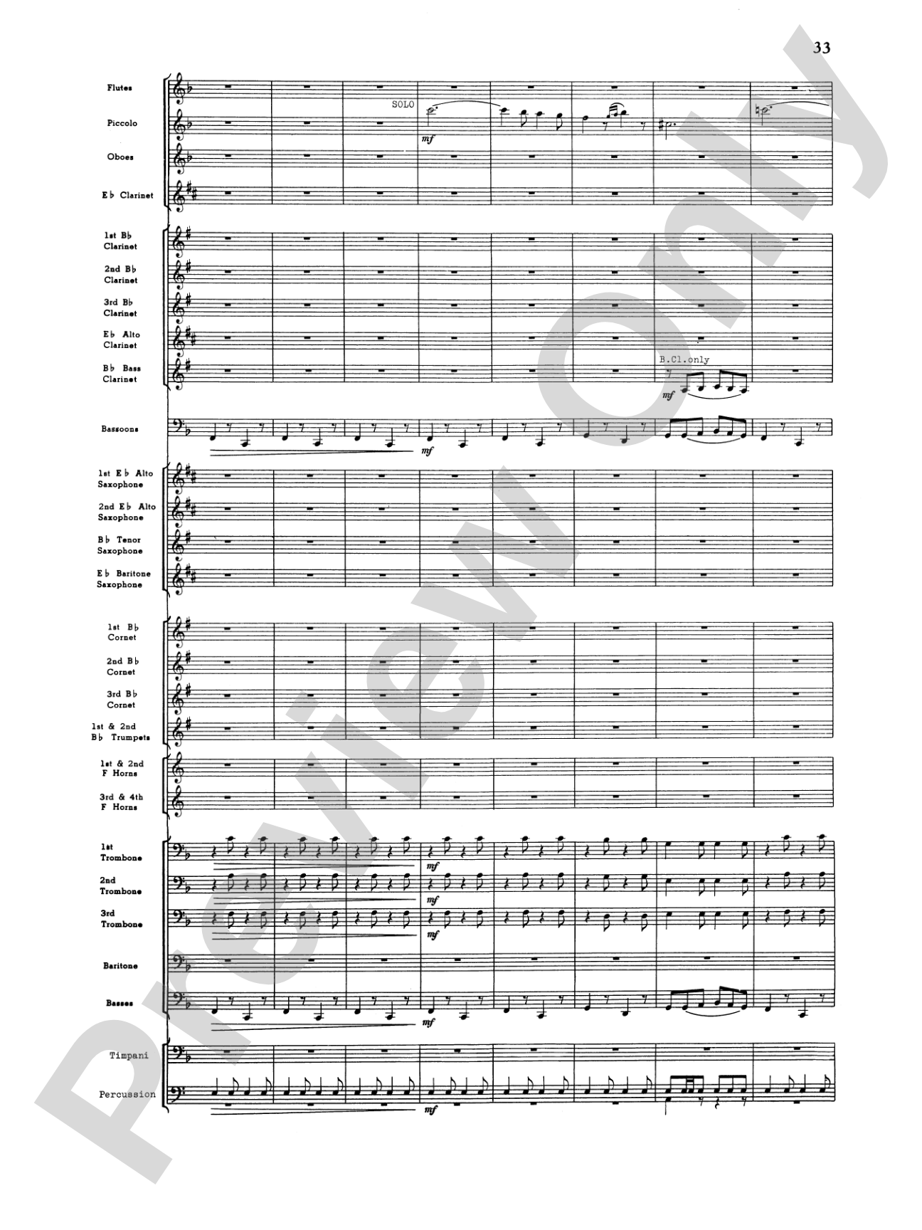 Third Suite (I. March, II. Waltz, III. Rondo): Concert Band Conductor Score & Parts