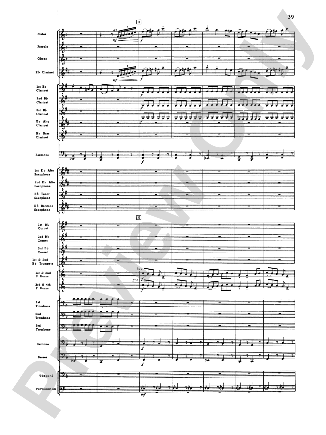 Third Suite (I. March, II. Waltz, III. Rondo): Concert Band Conductor Score & Parts