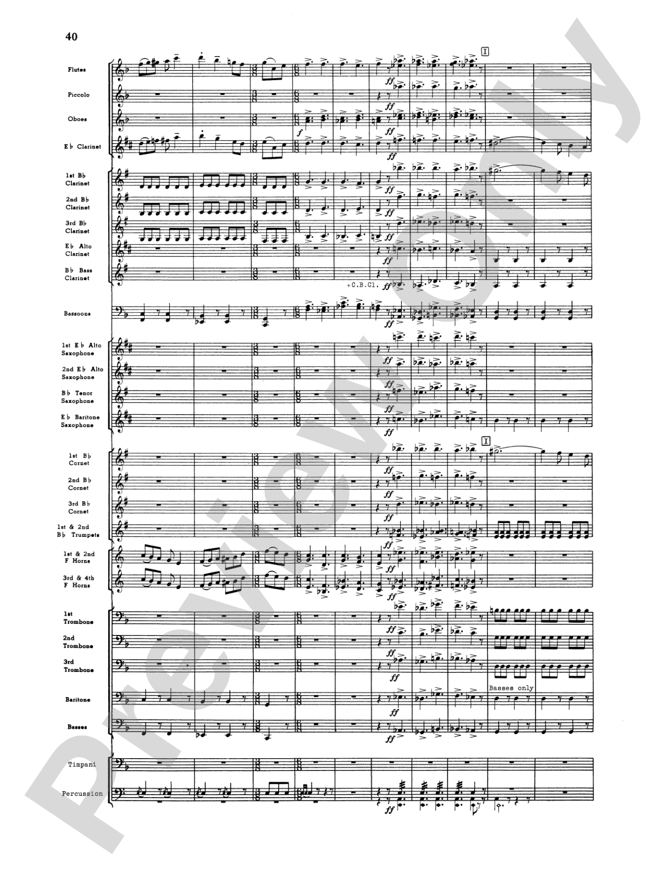 Third Suite (I. March, II. Waltz, III. Rondo): Concert Band Conductor Score & Parts