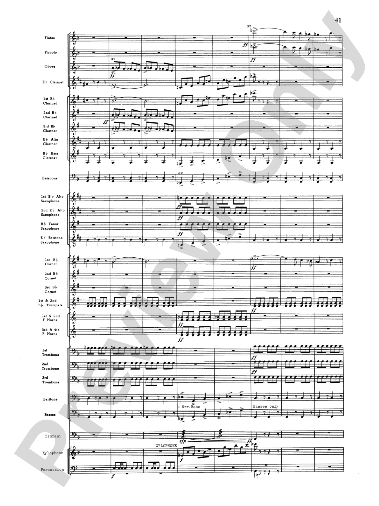 Third Suite (I. March, II. Waltz, III. Rondo): Concert Band Conductor Score & Parts