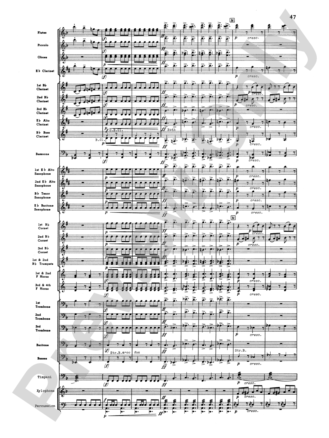 Third Suite (I. March, II. Waltz, III. Rondo): Concert Band Conductor Score & Parts