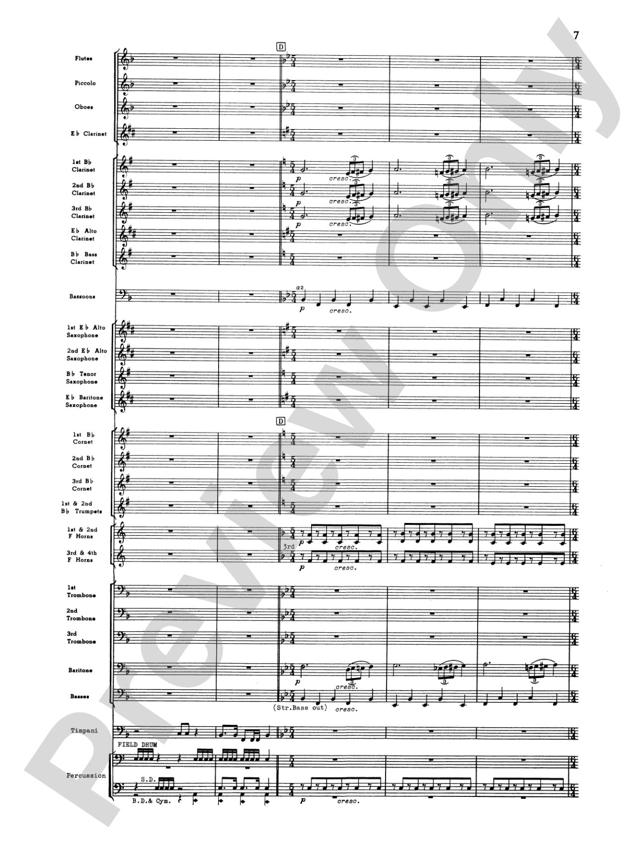 Third Suite (I. March, II. Waltz, III. Rondo): Concert Band Conductor Score & Parts