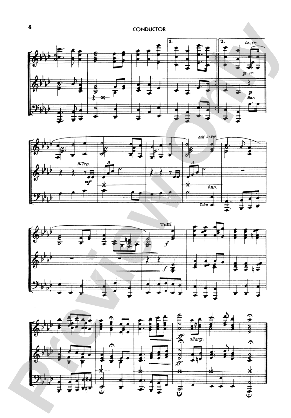 O Canada / God Save the Queen / Star-Spangled Banner: Concert Band Conductor Score & Parts