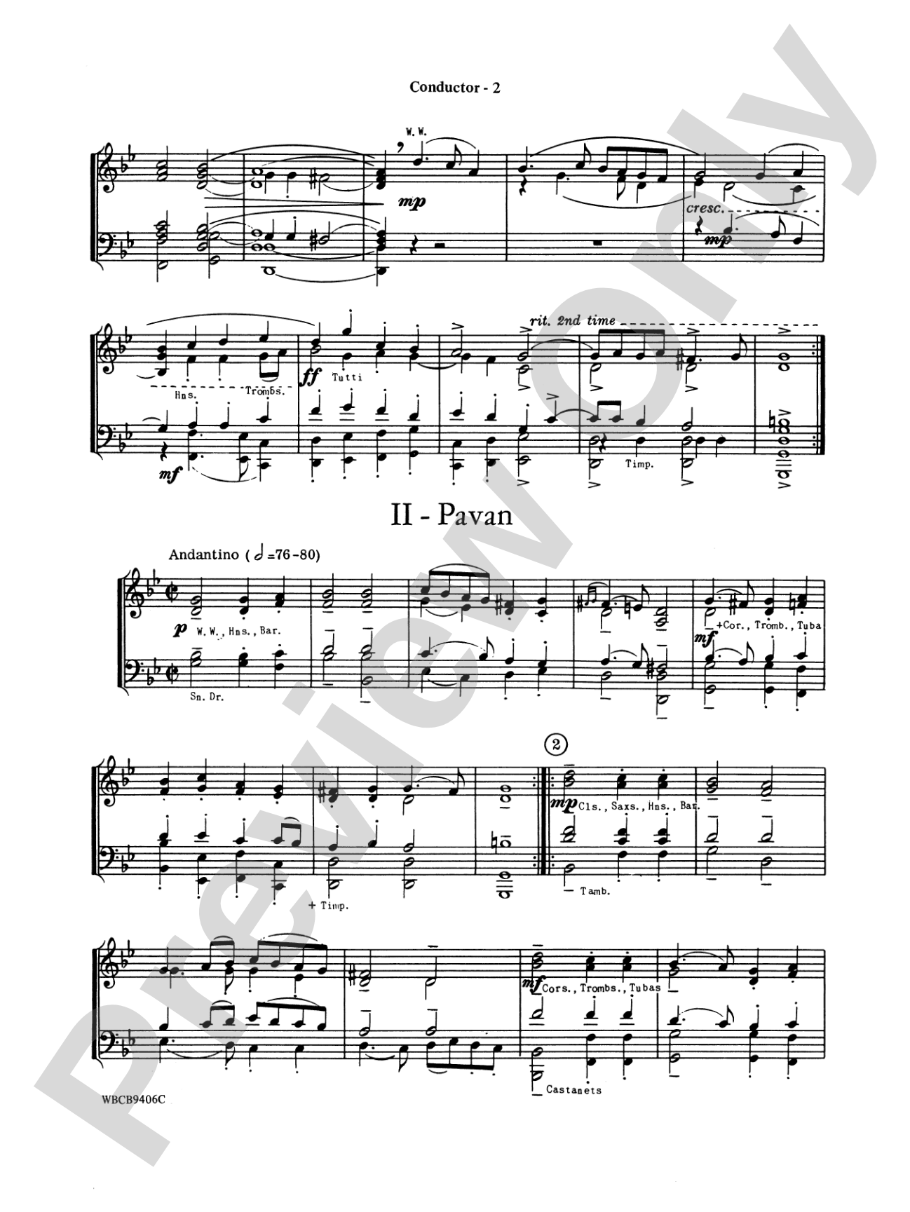 Court Festival (Suite for Concert Band): Concert Band Conductor Score & Parts