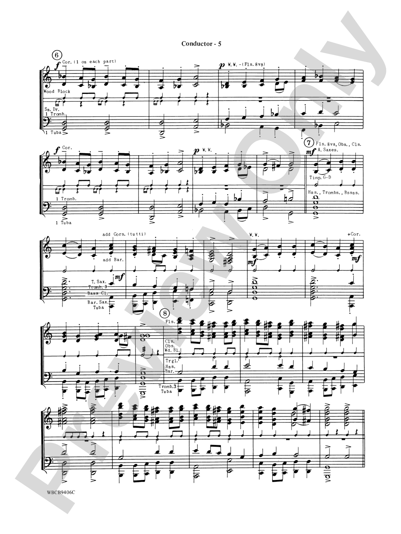 Court Festival (Suite for Concert Band): Concert Band Conductor Score & Parts