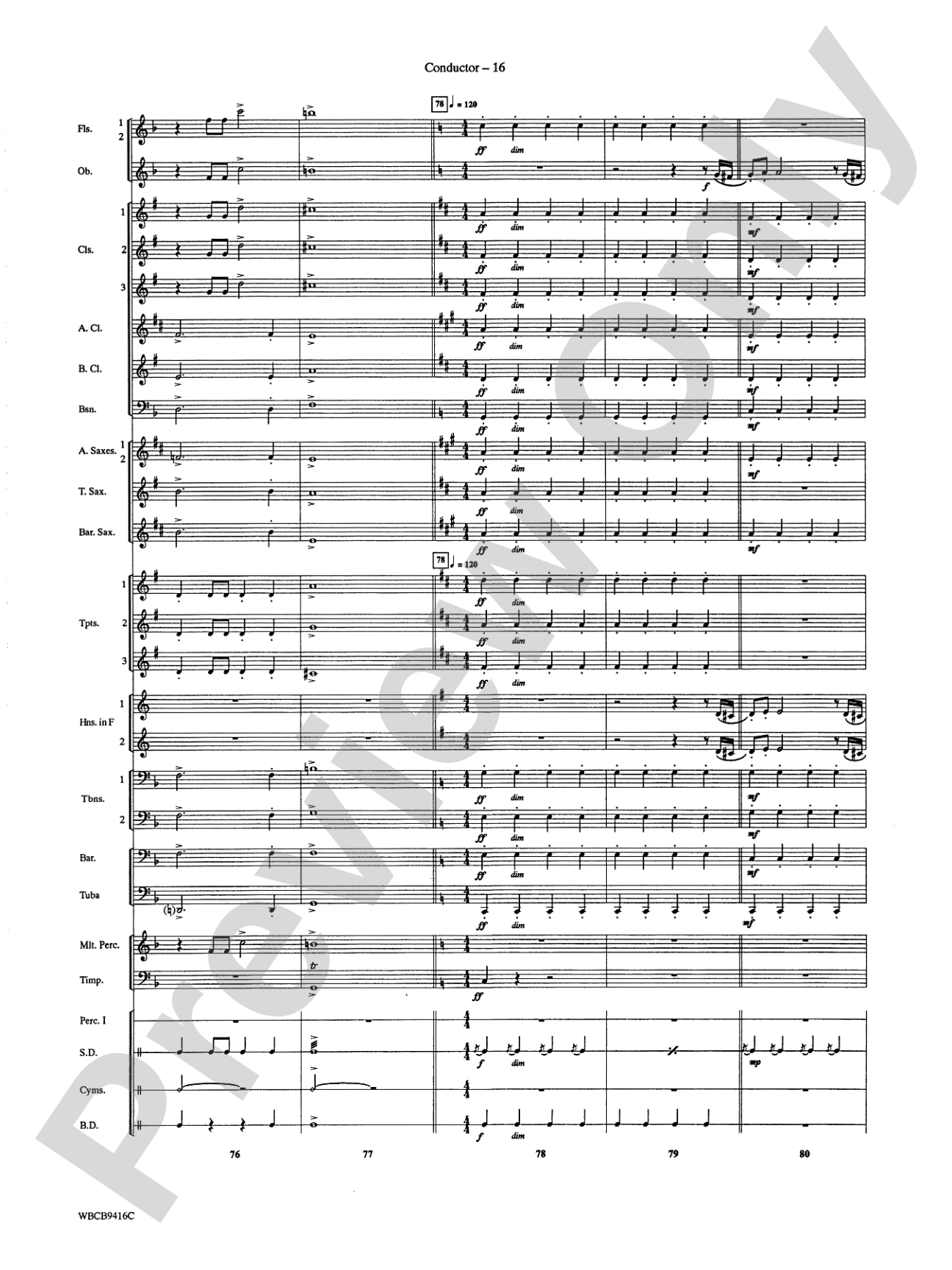 Strike Up the Band: Score