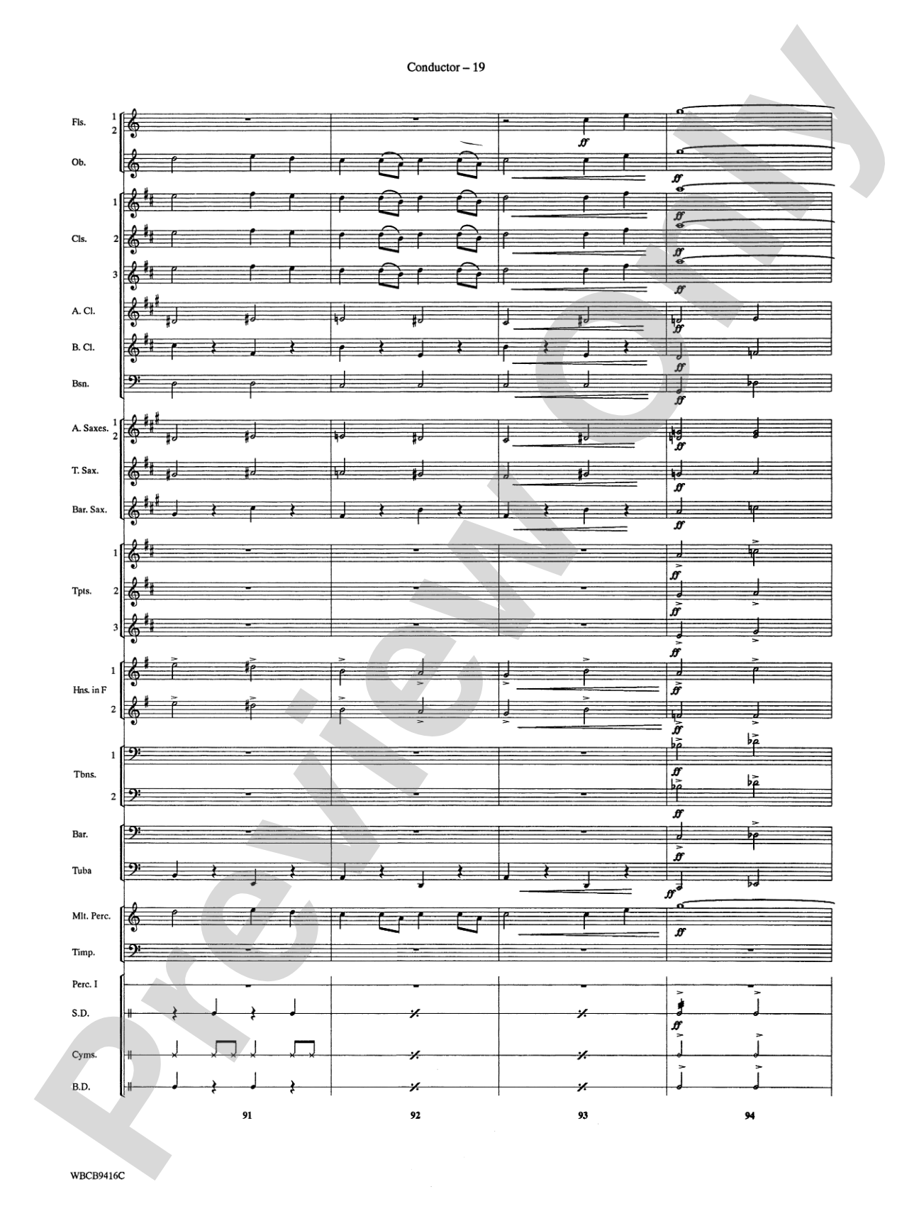 Strike Up the Band: Score