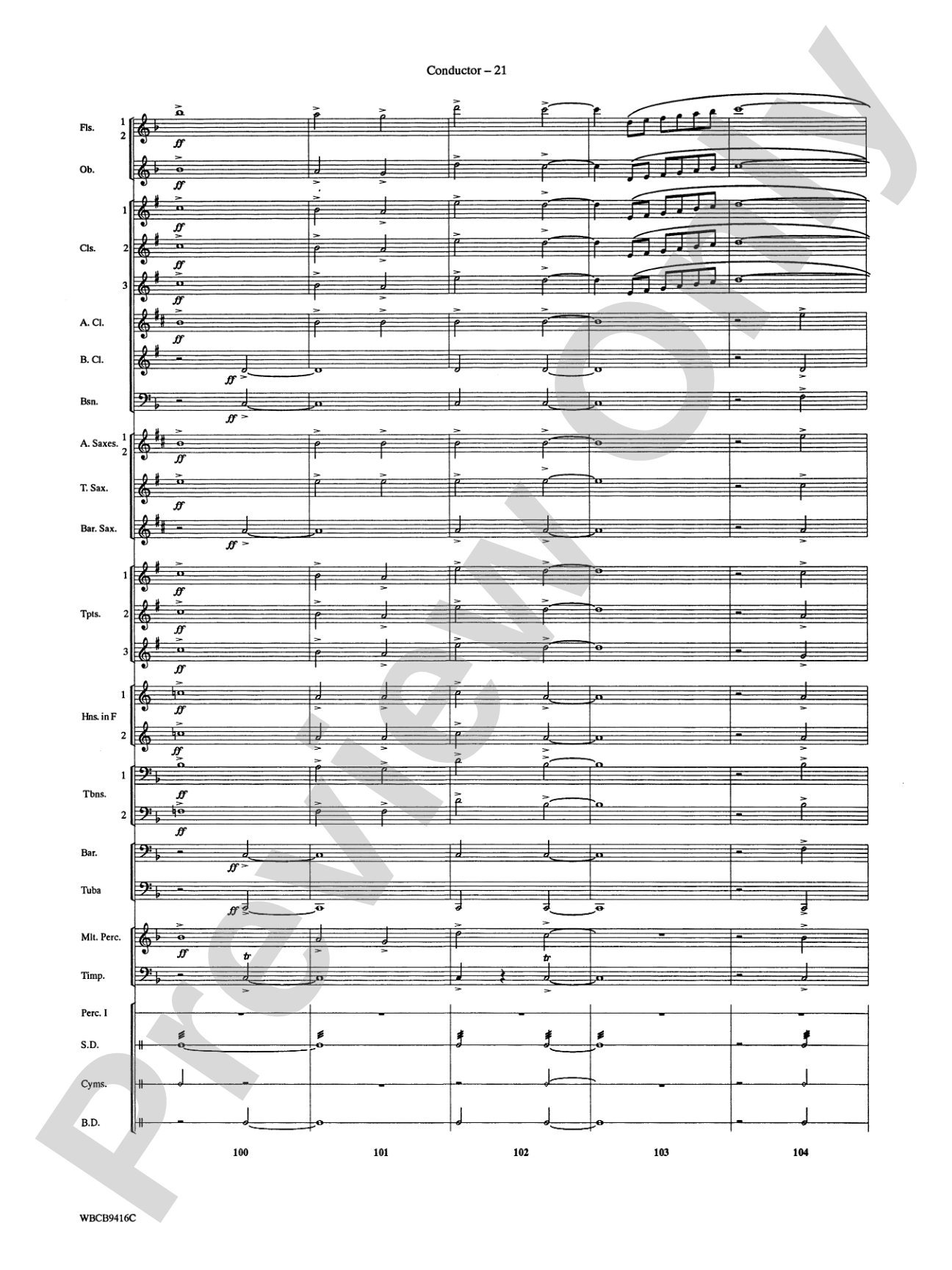 Strike Up the Band: Score