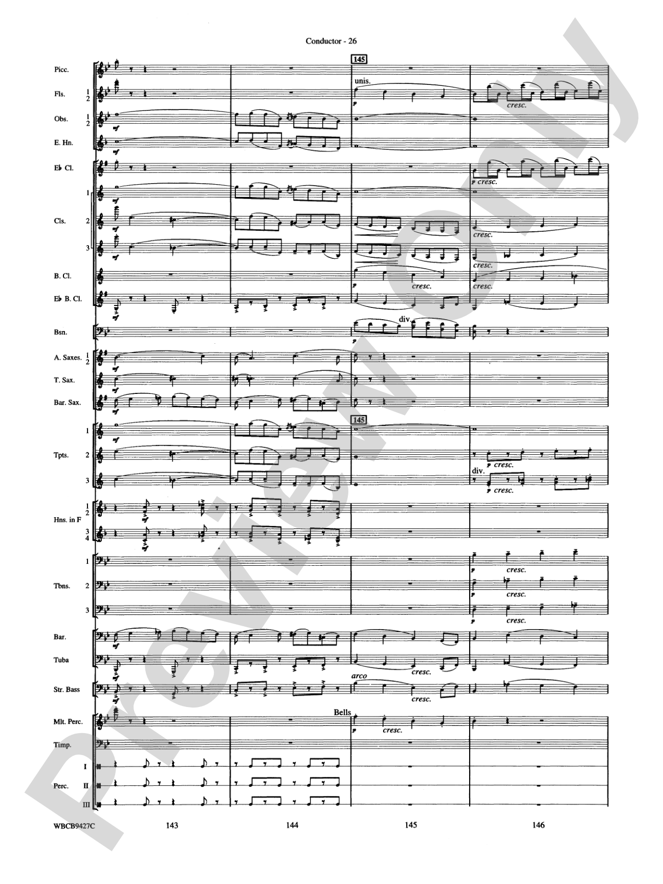 An American in Paris: Concert Band Conductor Score & Parts
