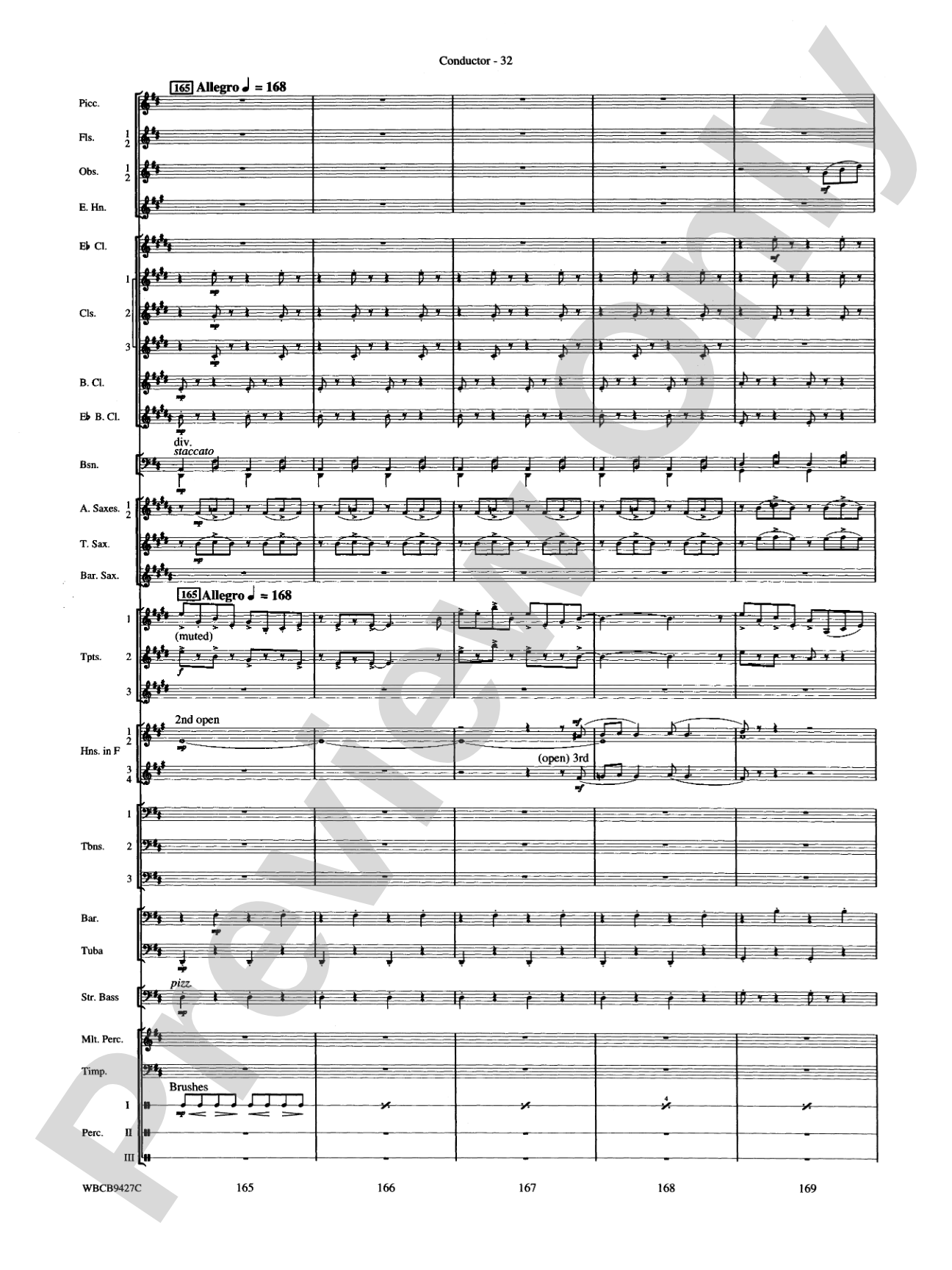 An American in Paris: Concert Band Conductor Score & Parts