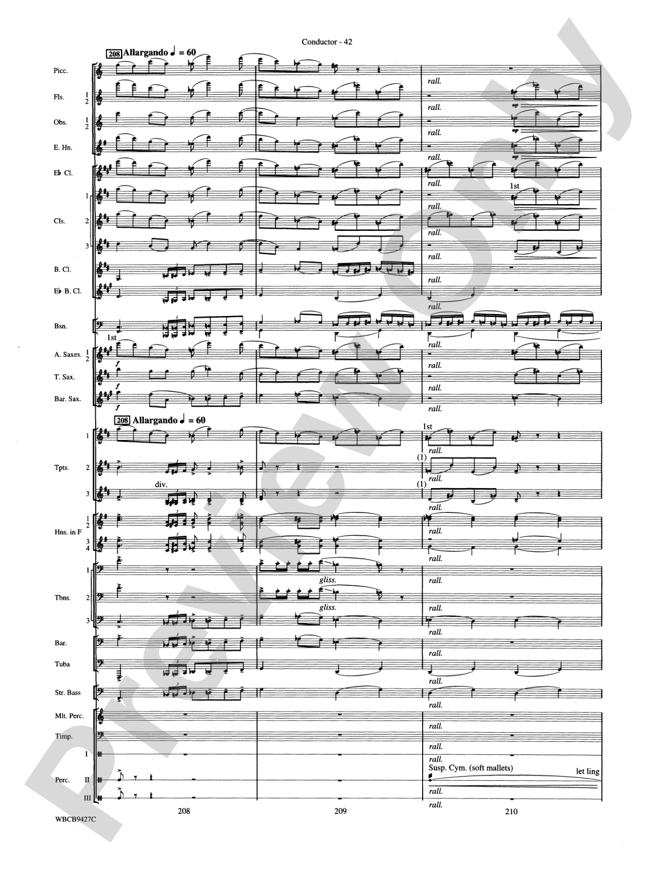 An American in Paris: Concert Band Conductor Score & Parts