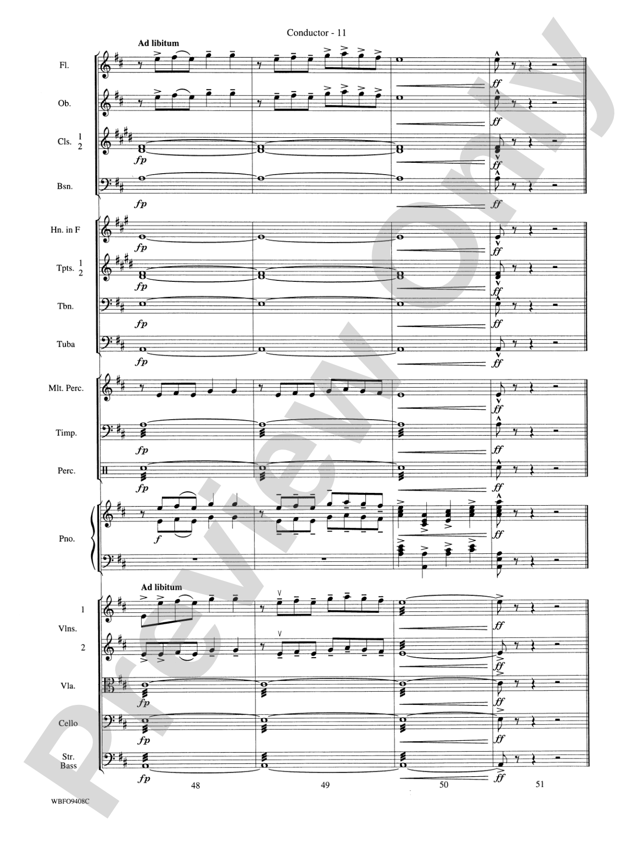 Rhapsody in Blue: Full Orchestra Conductor Score & Parts