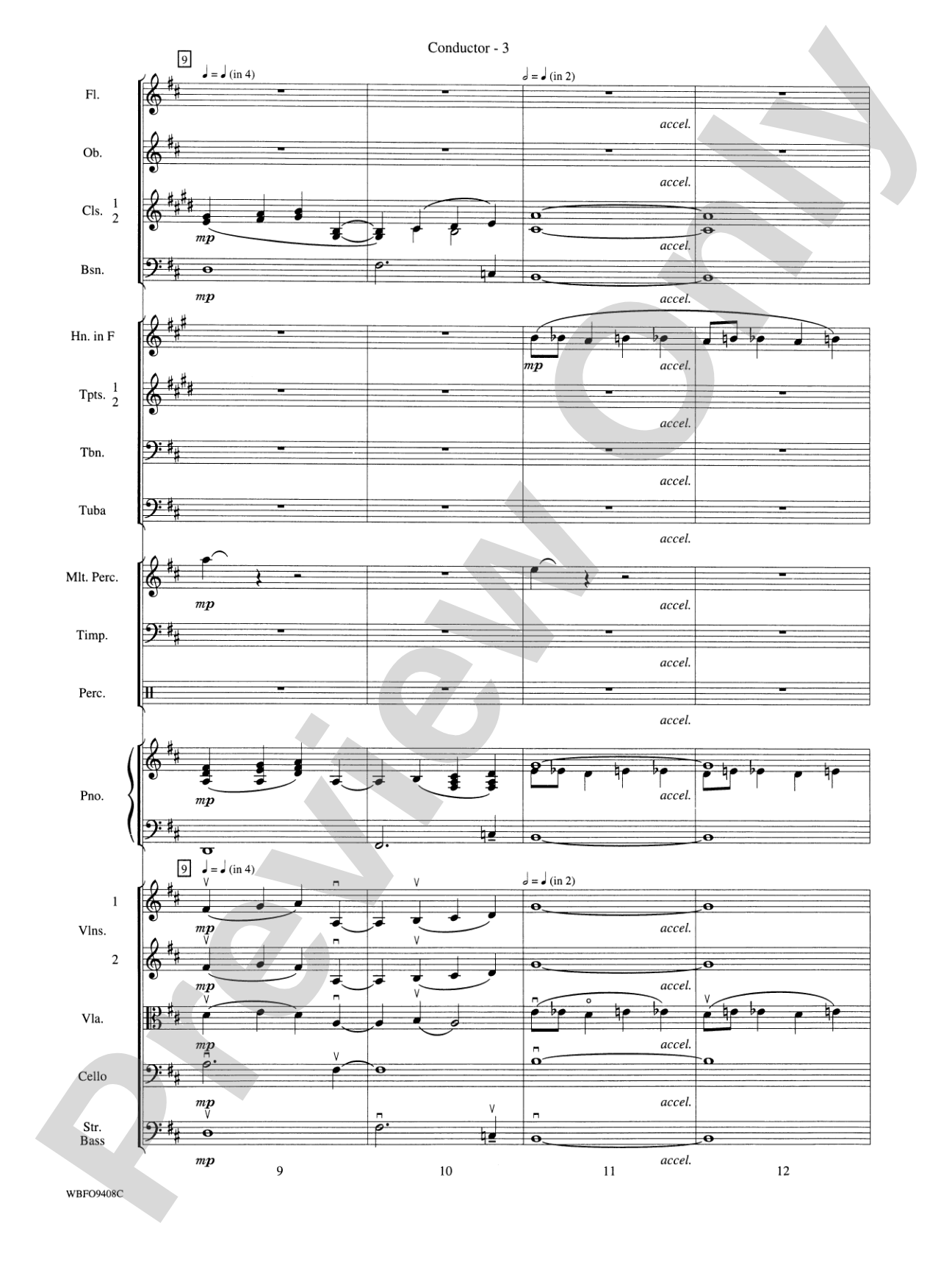 Rhapsody in Blue: Full Orchestra Conductor Score & Parts