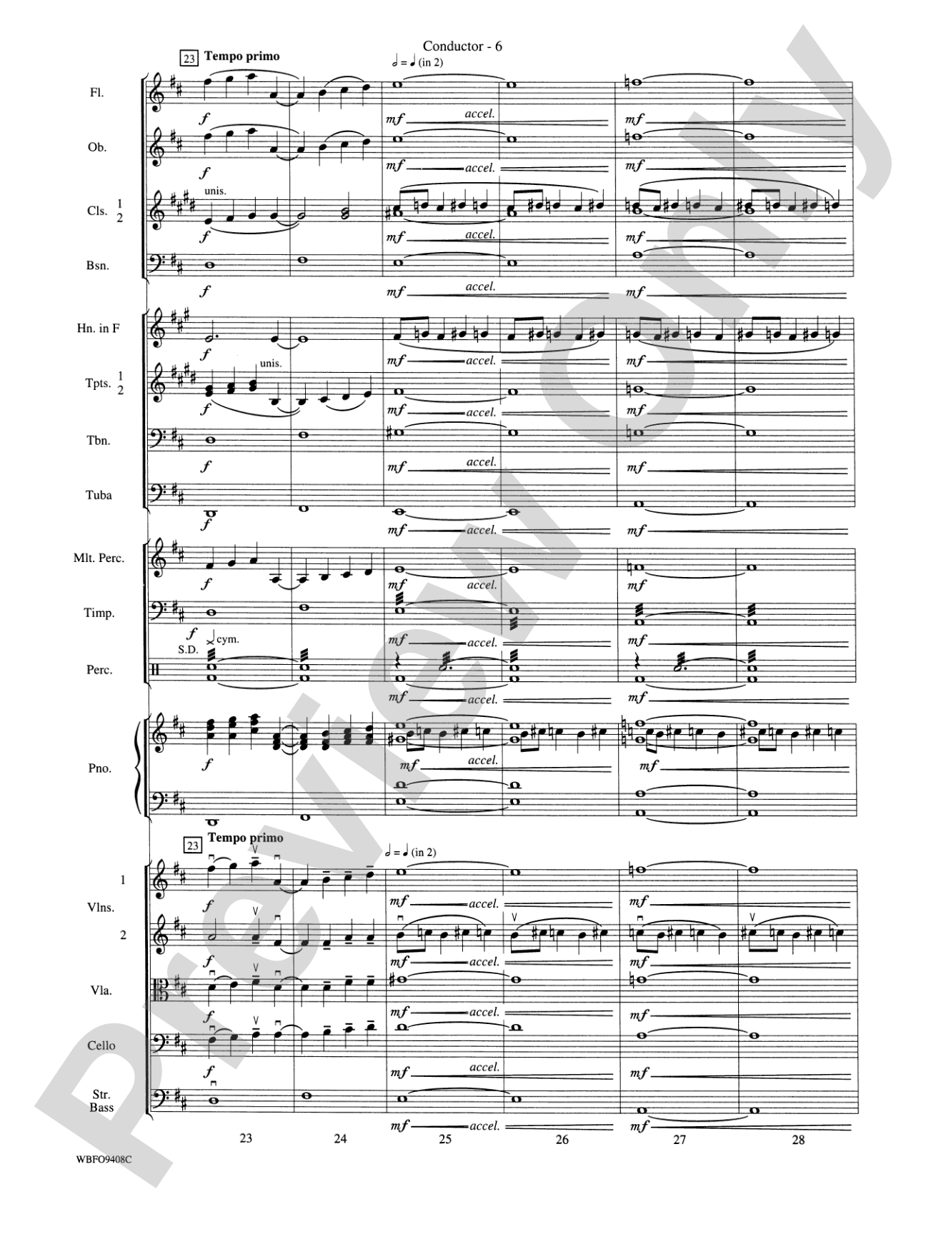 Rhapsody in Blue: Full Orchestra Conductor Score & Parts