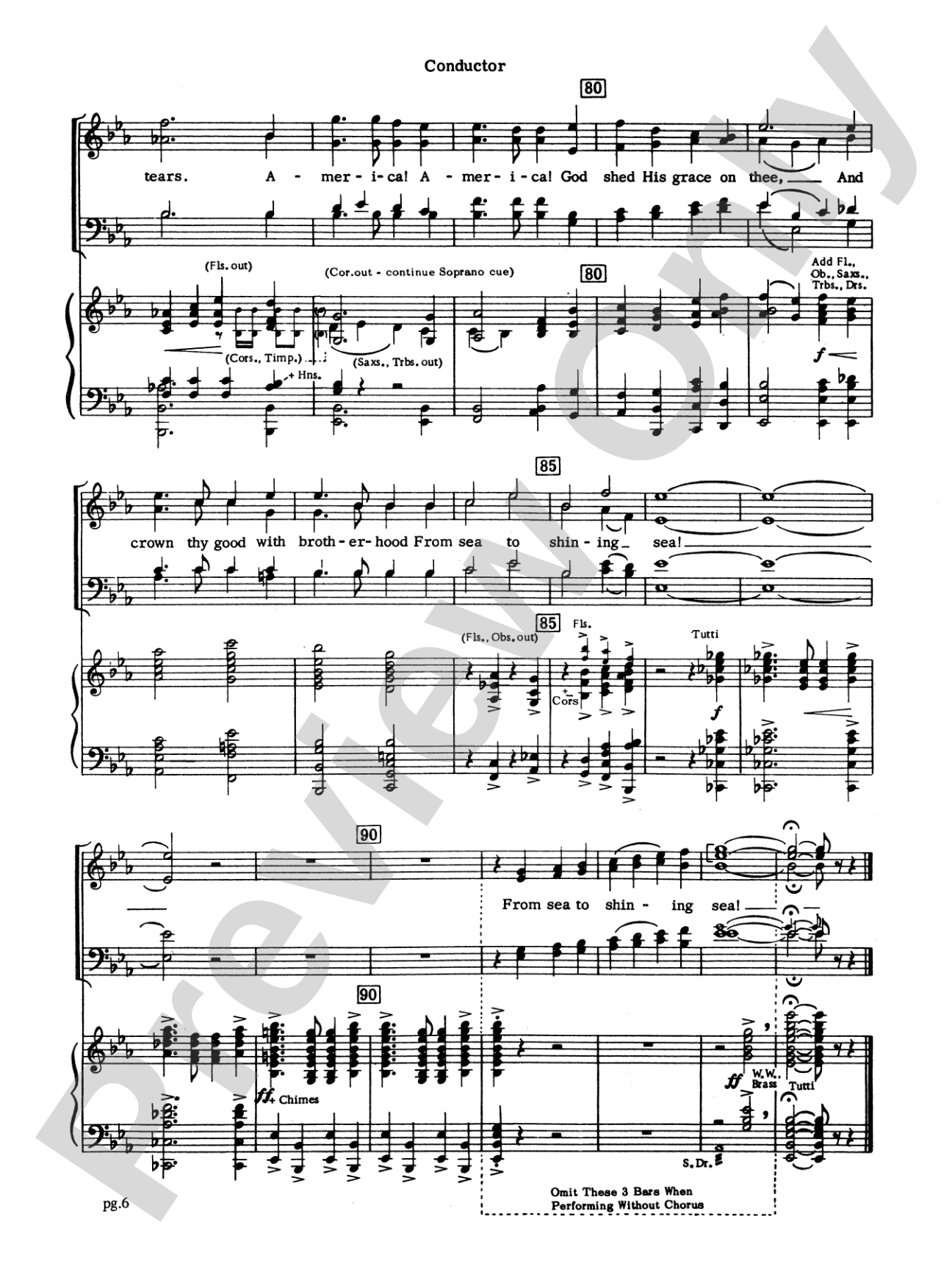 From Sea to Shining Sea (A Fantasy Based on "America the Beautiful"): String Orchestra Conductor Score