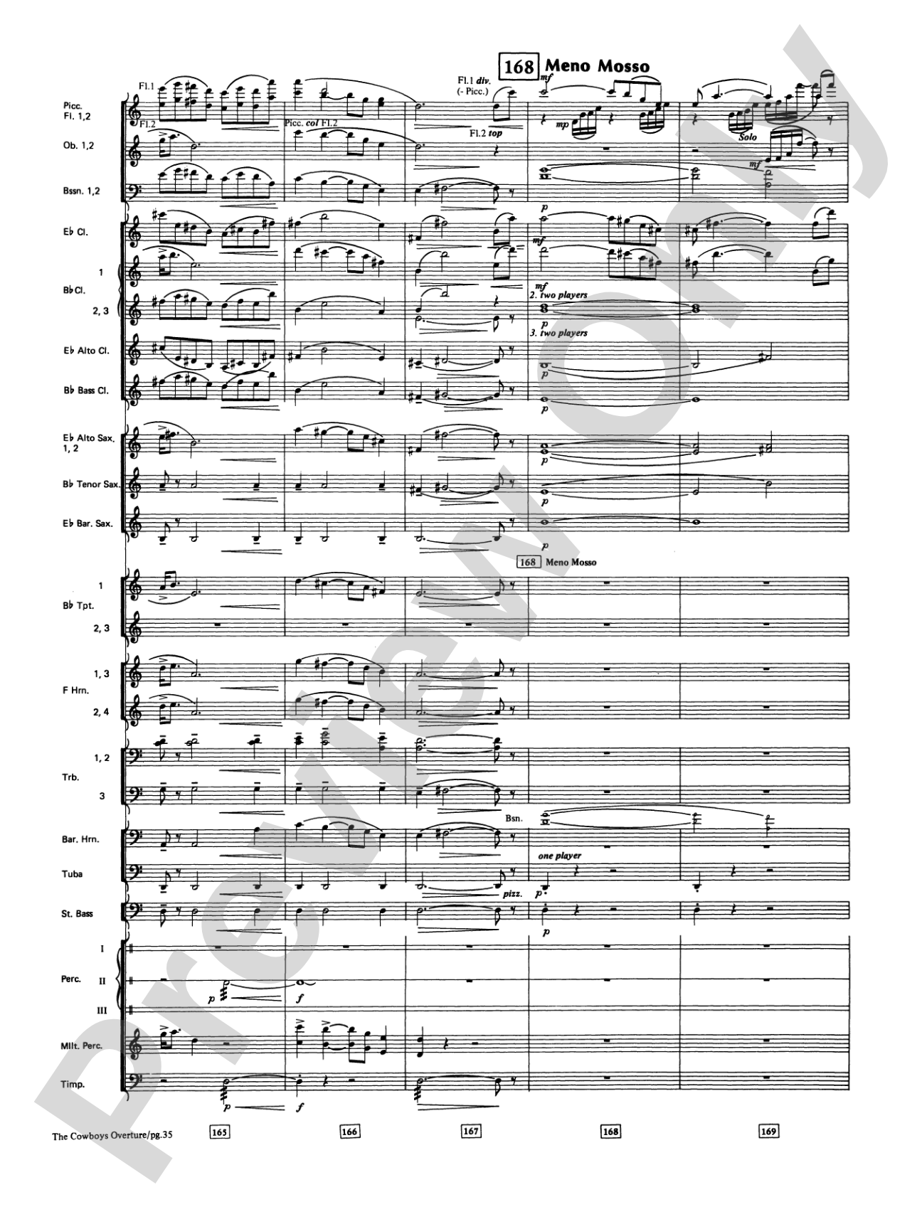 The Cowboys: Concert Band Conductor Score & Parts