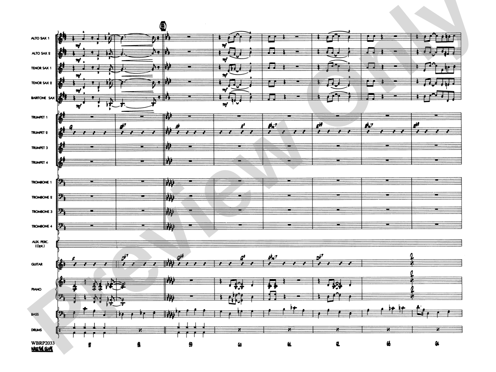 Mack the Knife (from The Threepenny Opera): Jazz Ensemble Conductor Score & Parts