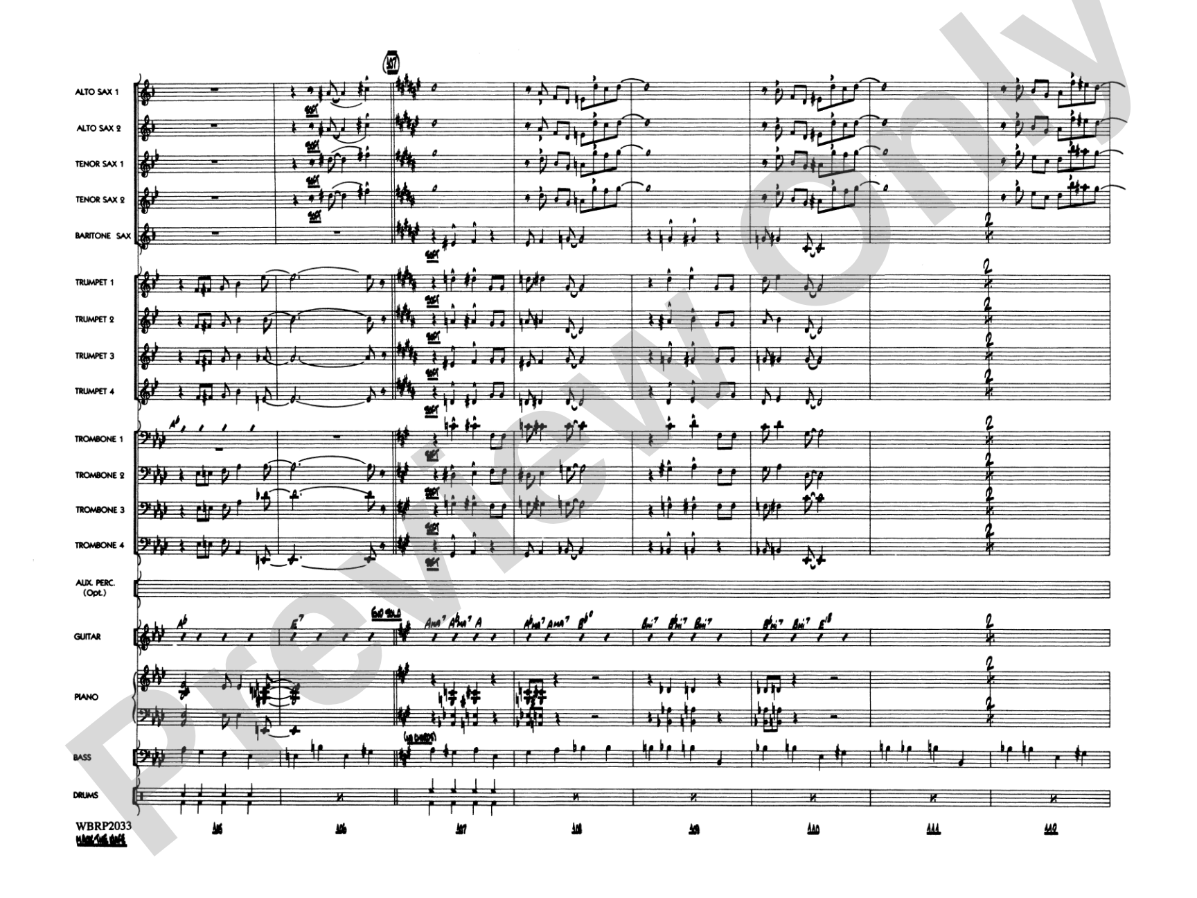 Mack the Knife (from The Threepenny Opera): Jazz Ensemble Conductor Score & Parts